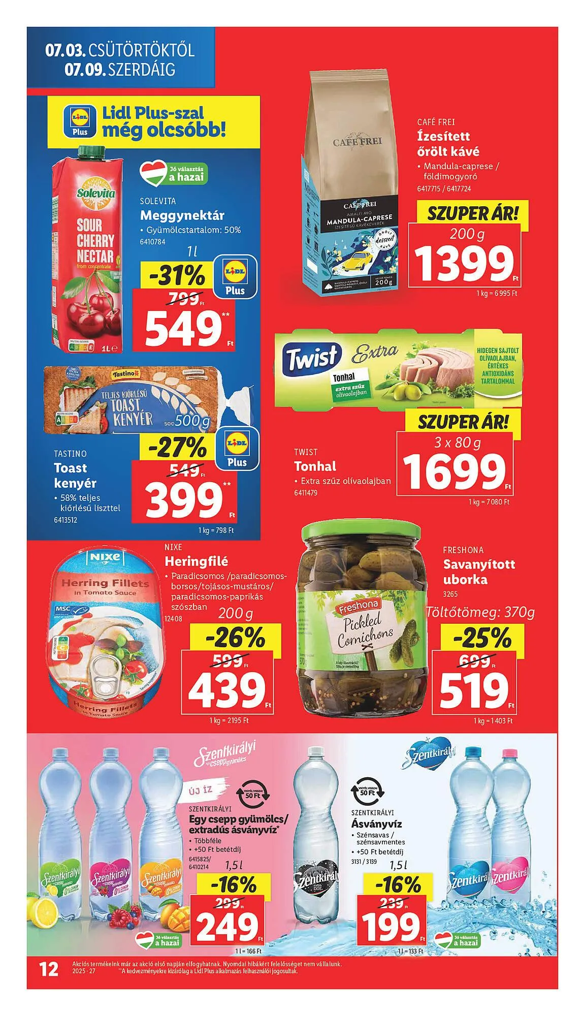 Katalógus Lidl akciós újság július 3.-tól július 9.-ig 2025. - Oldal 12