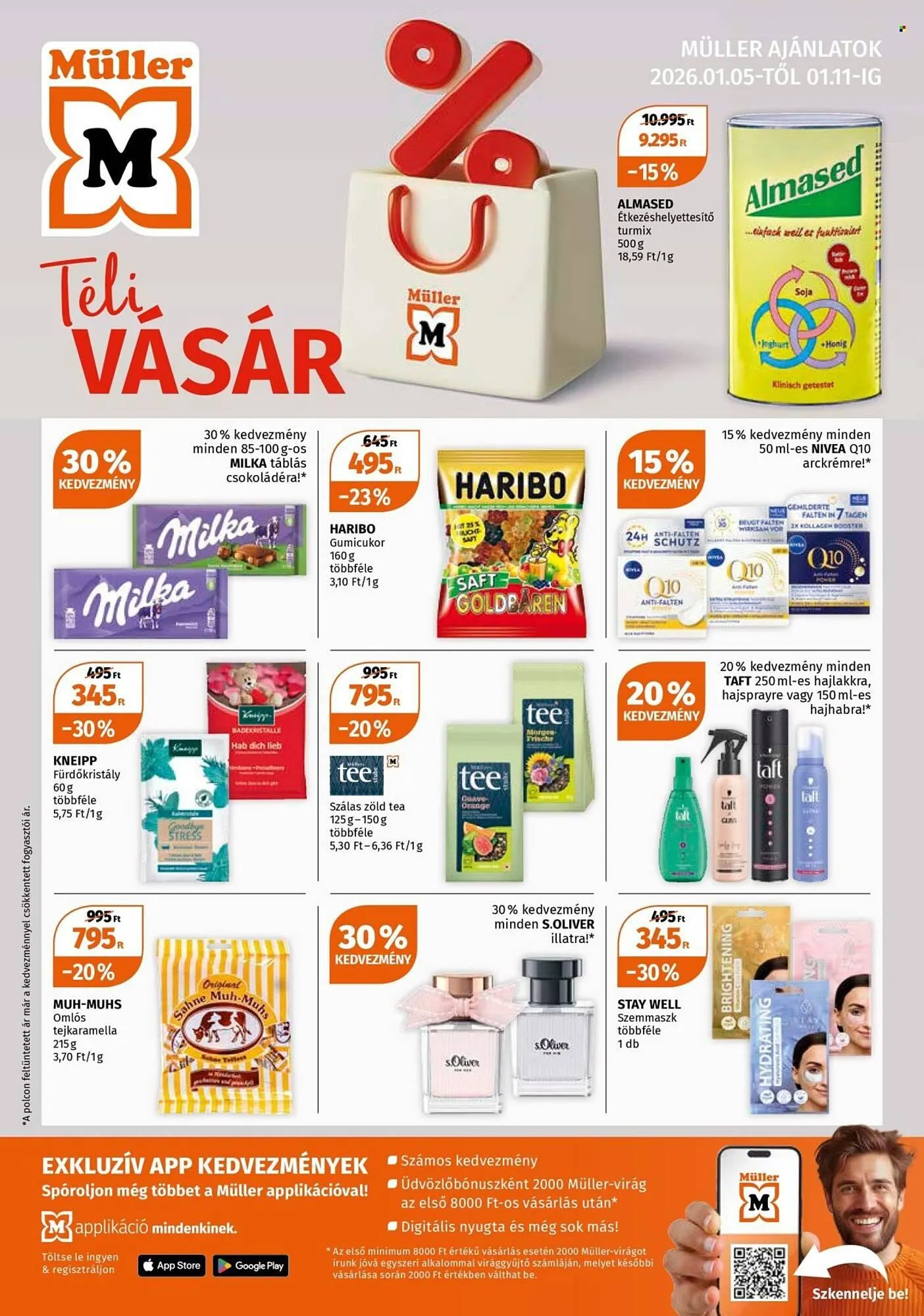 Katalógus Müller akciós újság január 5.-tól január 11.-ig 2026. - Oldal 1