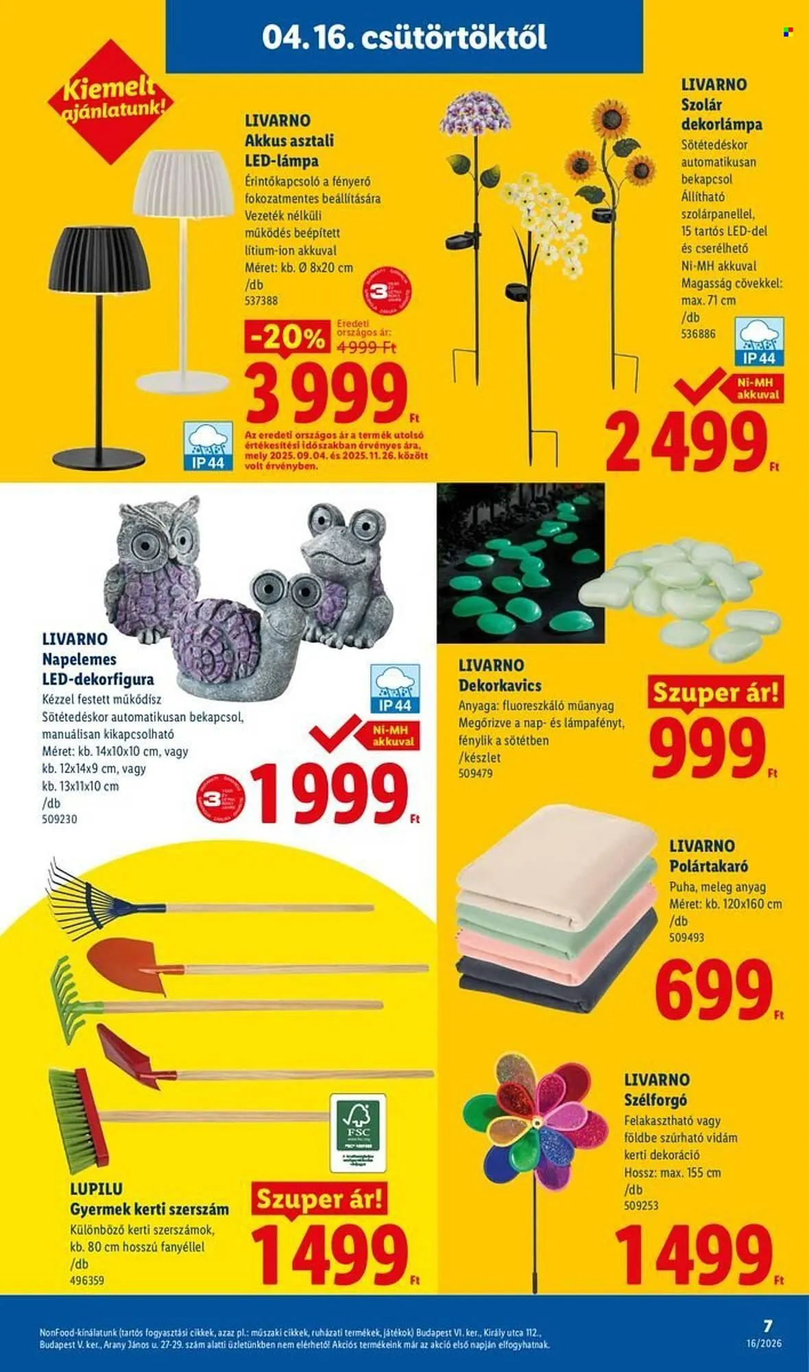 Katalógus Lidl akciós újság április 16.-tól április 22.-ig 2026. - Oldal 7