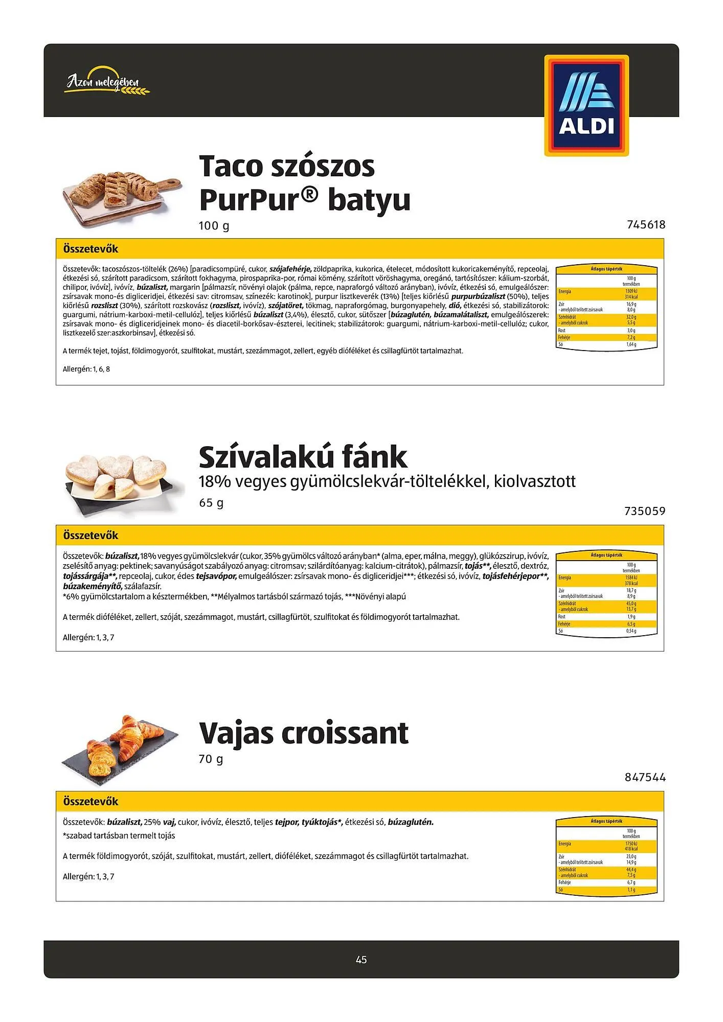 Katalógus ALDI akciós újság február 20.-tól március 26.-ig 2025. - Oldal 45