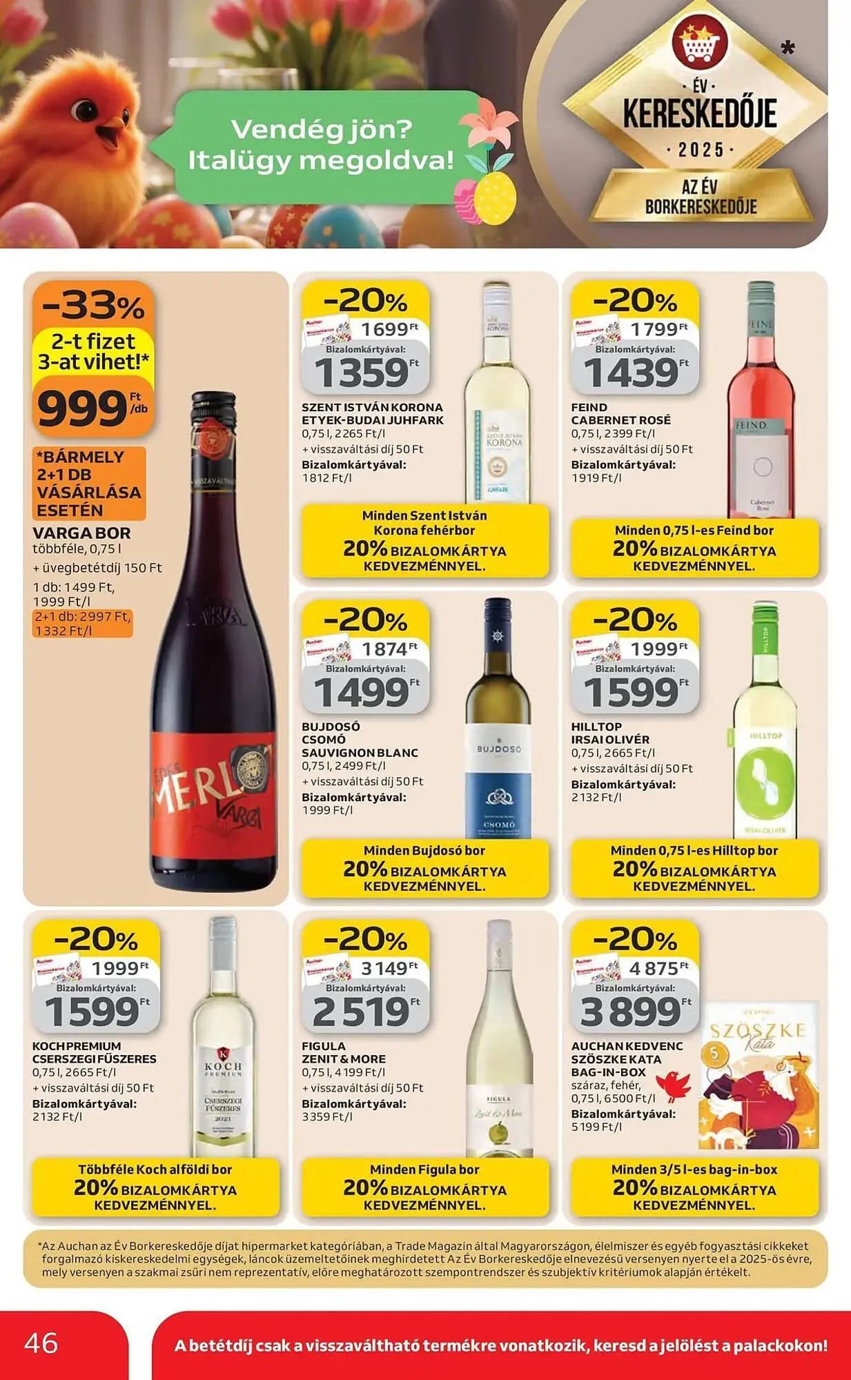 Katalógus Auchan akciós újság március 19.-tól március 25.-ig 2026. - Oldal 46