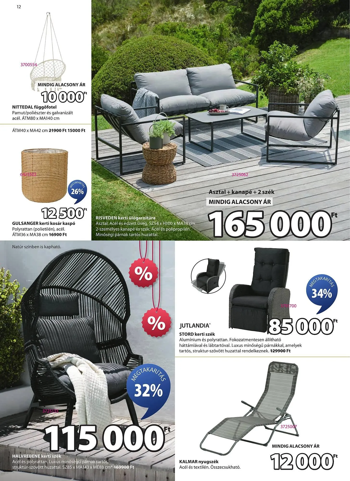 Katalógus JYSK akciós újság június 18.-tól július 29.-ig 2025. - Oldal 12