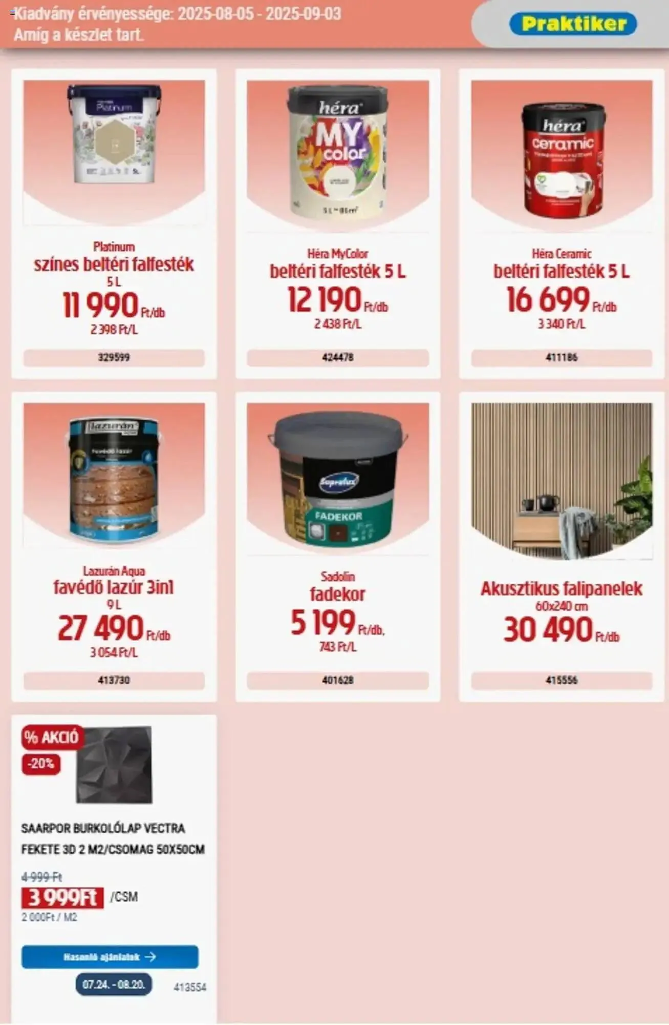 Katalógus Praktiker akciós újság augusztus 5.-tól szeptember 3.-ig 2025. - Oldal 23