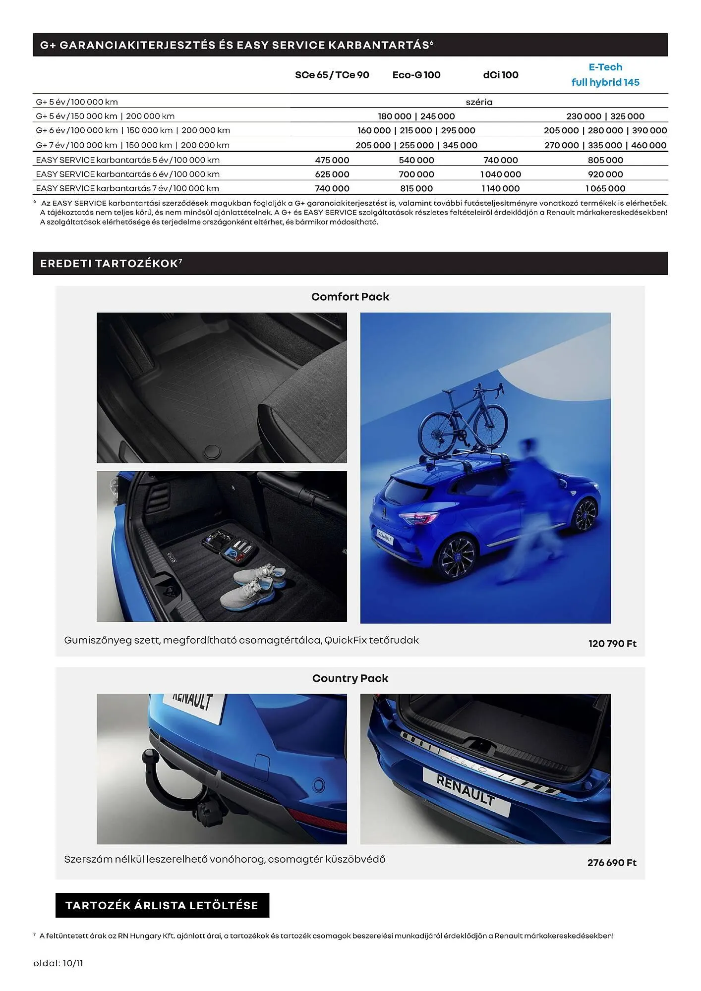 Katalógus Renault akciós újság január 6.-tól június 30.-ig 2025. - Oldal 10