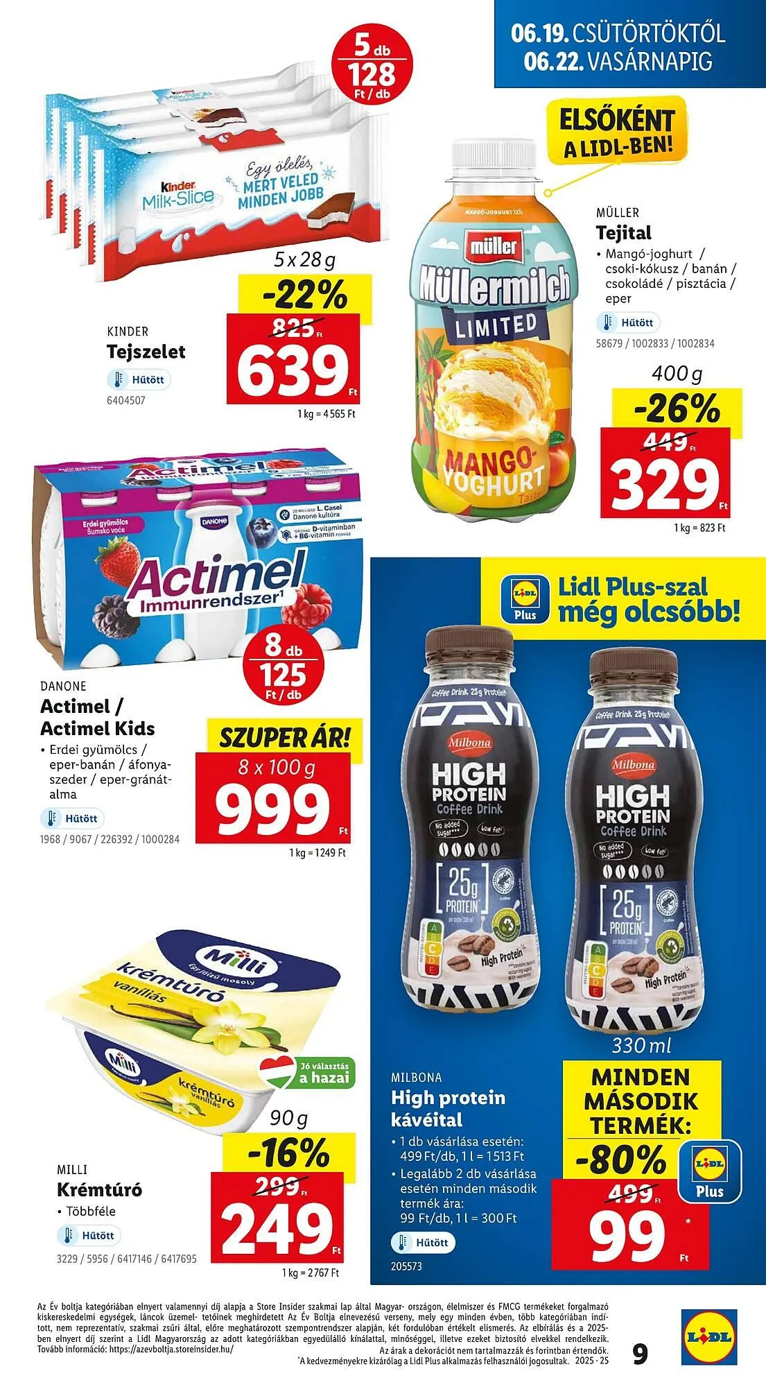 Katalógus Lidl akciós újság június 19.-tól június 25.-ig 2025. - Oldal 9