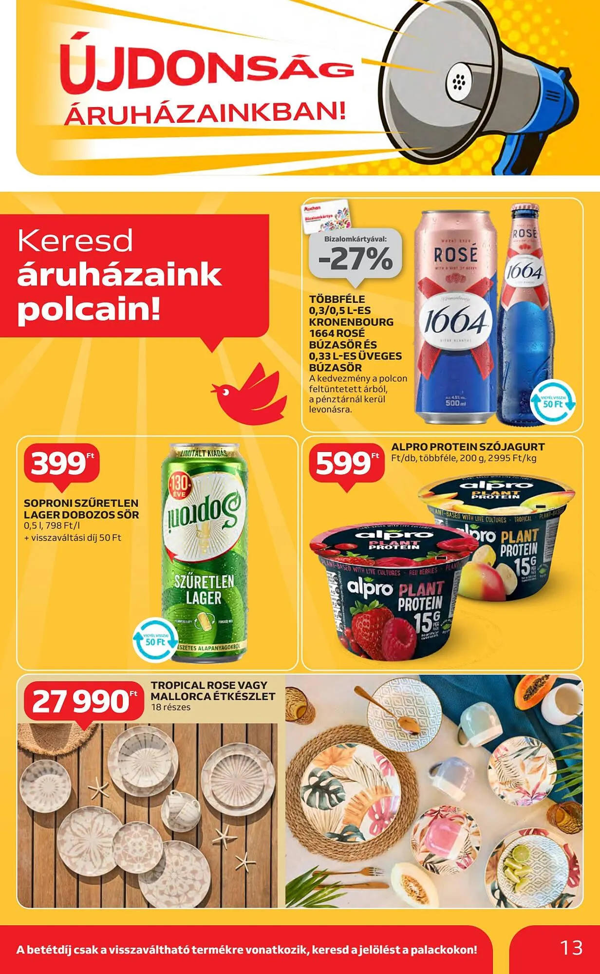Katalógus Auchan akciós újság május 8.-tól május 14.-ig 2025. - Oldal 13