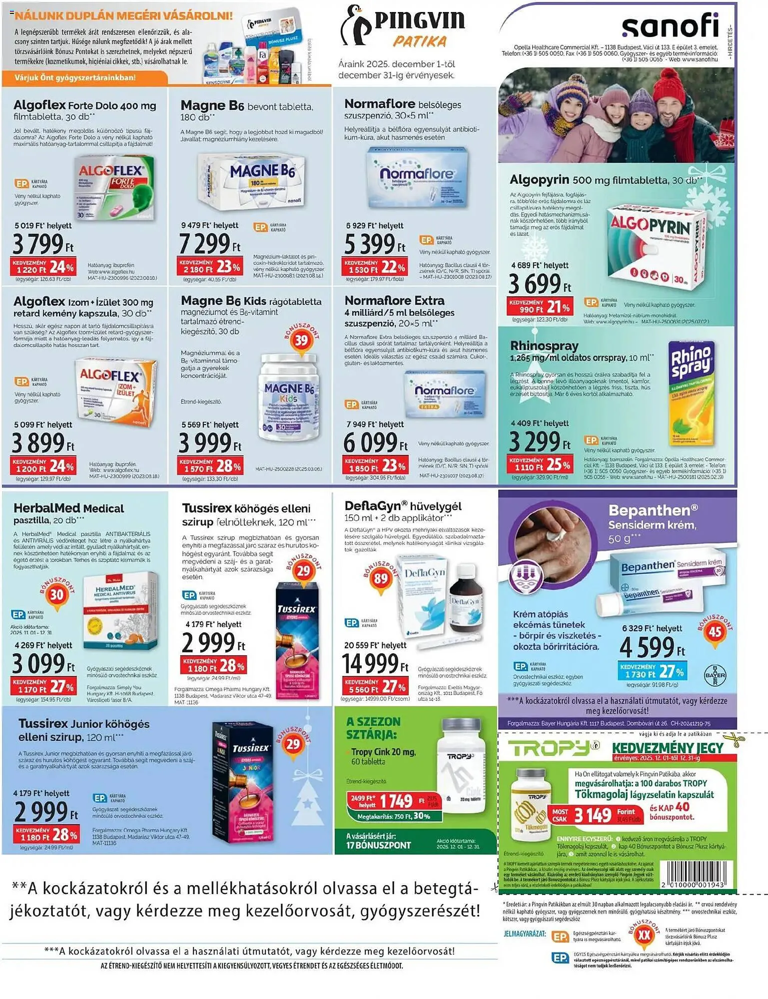 Katalógus Pingvin Patika akciós újság december 1.-tól december 31.-ig 2025. - Oldal 3