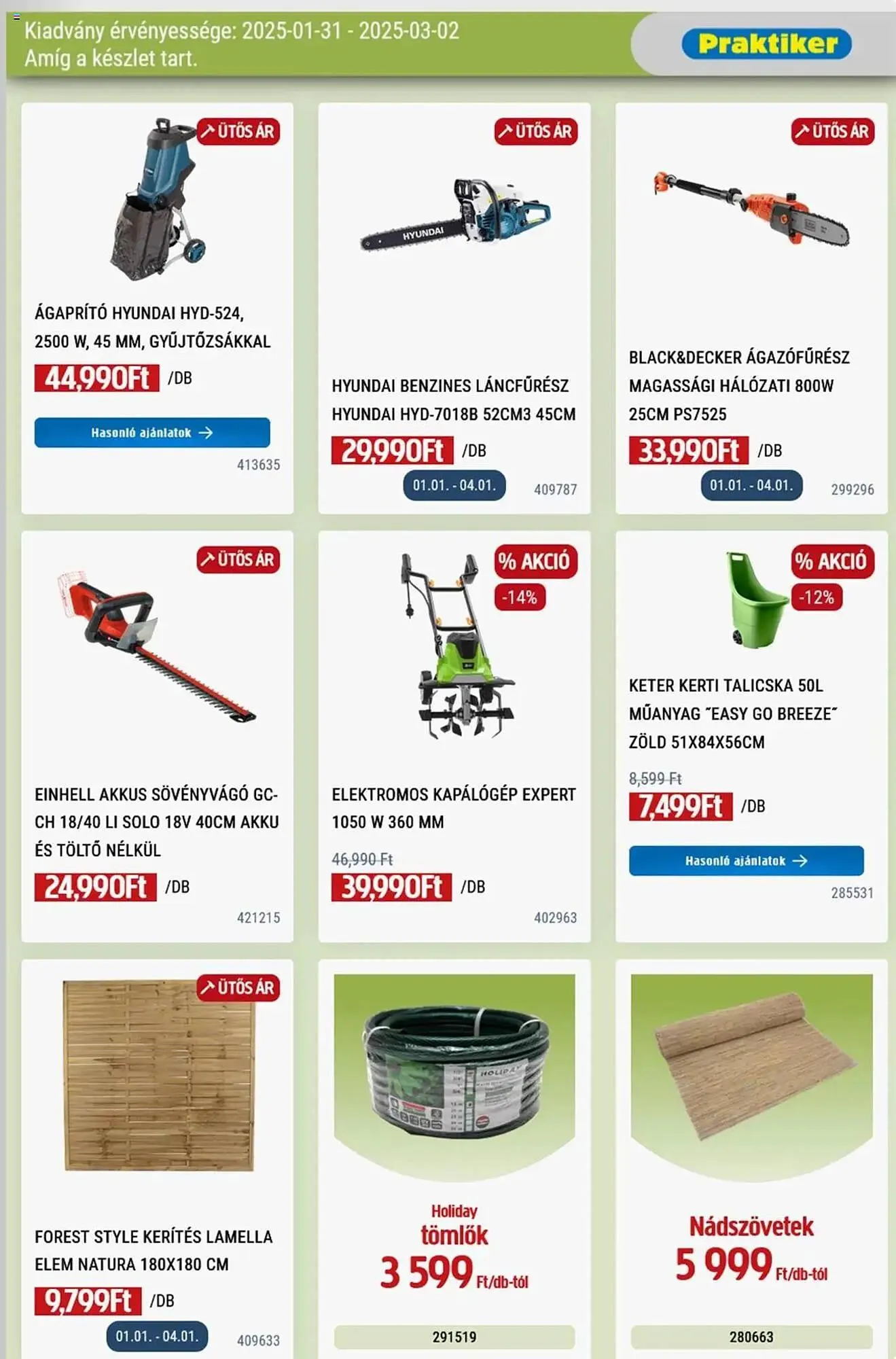 Katalógus Praktiker akciós újság január 31.-tól március 2.-ig 2025. - Oldal 25