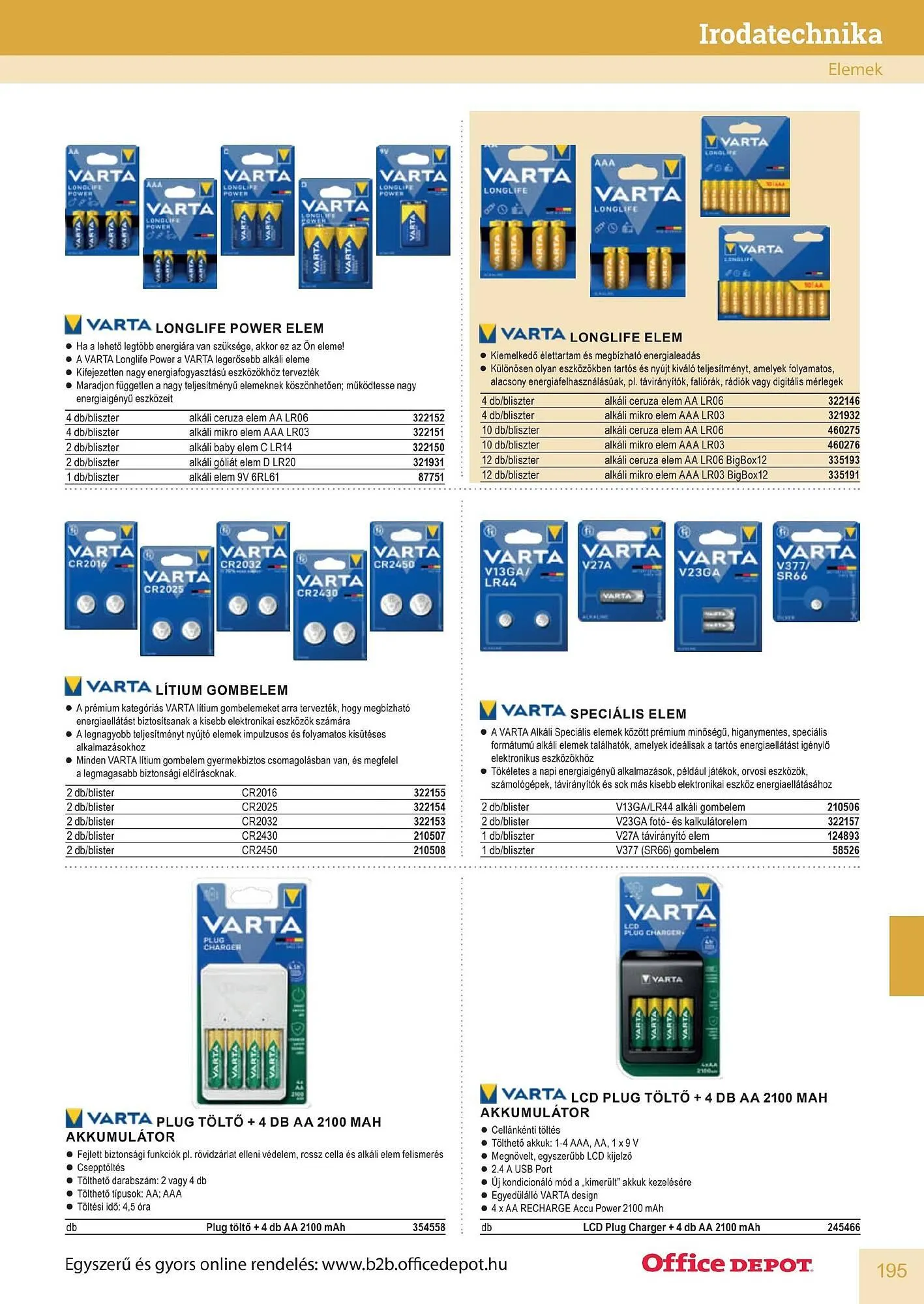 Katalógus Office Depot akciós újság május 9.-tól december 31.-ig 2026. - Oldal 195