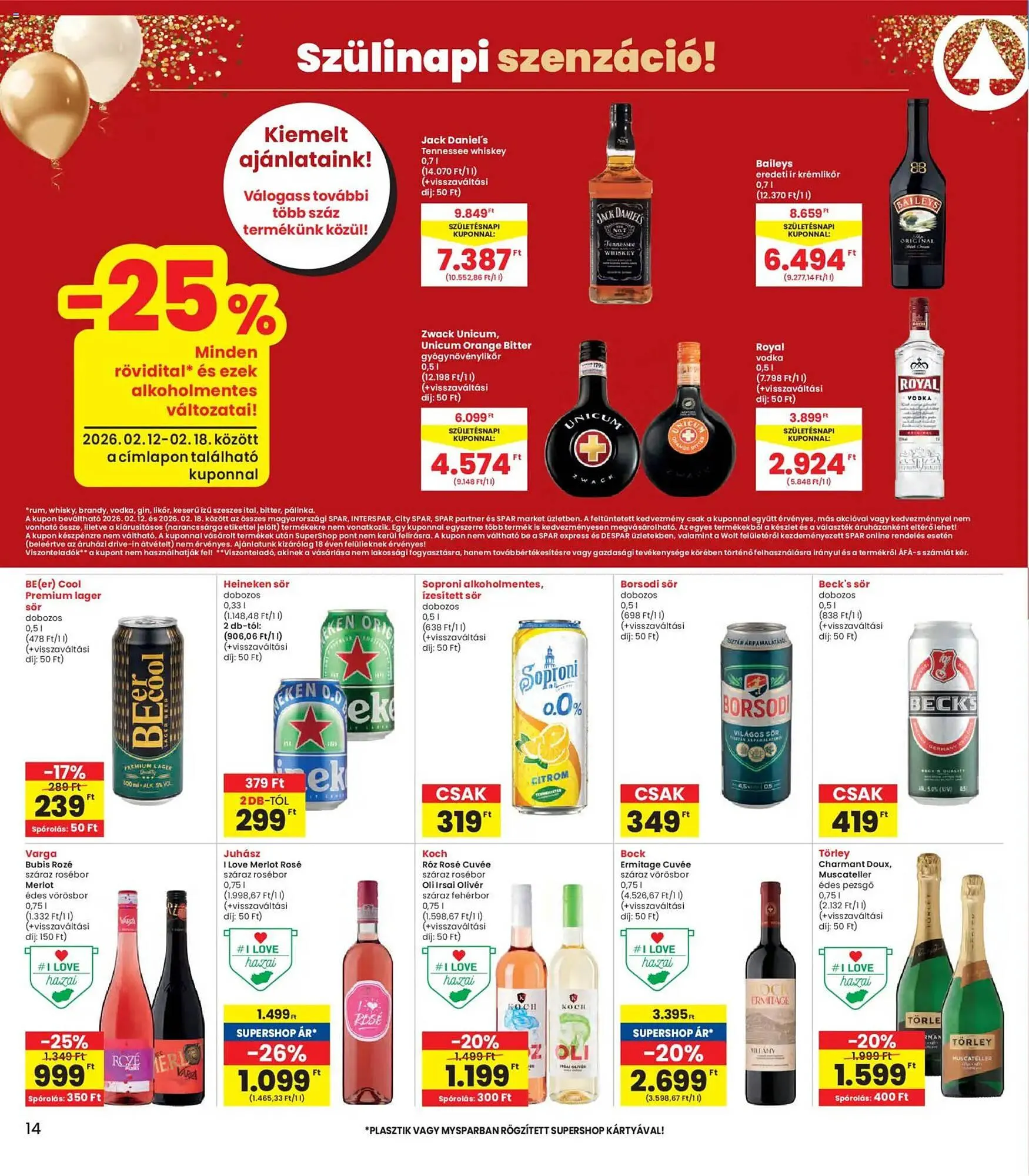 Katalógus Interspar akciós újság február 12.-tól február 18.-ig 2026. - Oldal 14