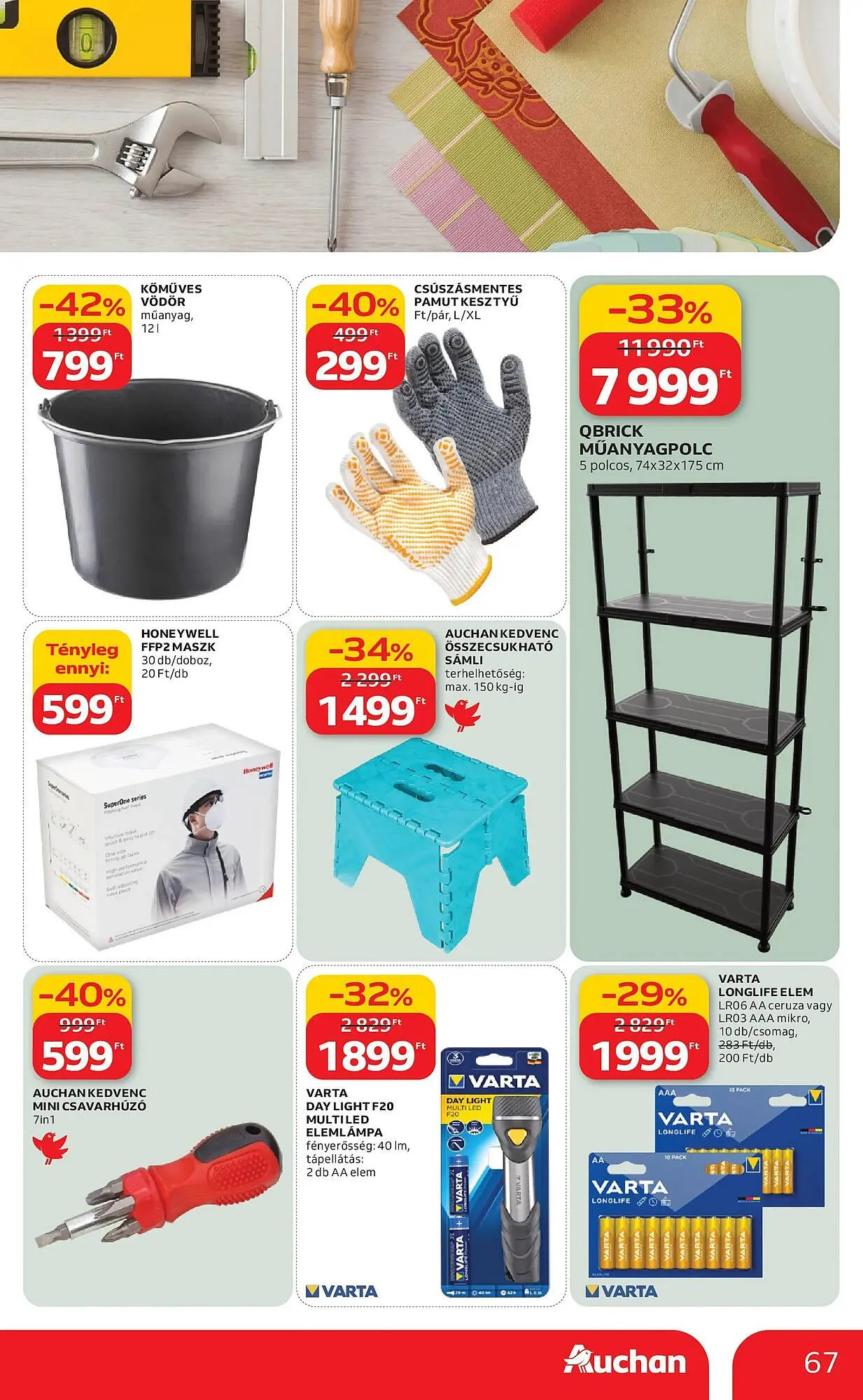 Katalógus Auchan akciós újság március 12.-tól március 18.-ig 2026. - Oldal 67