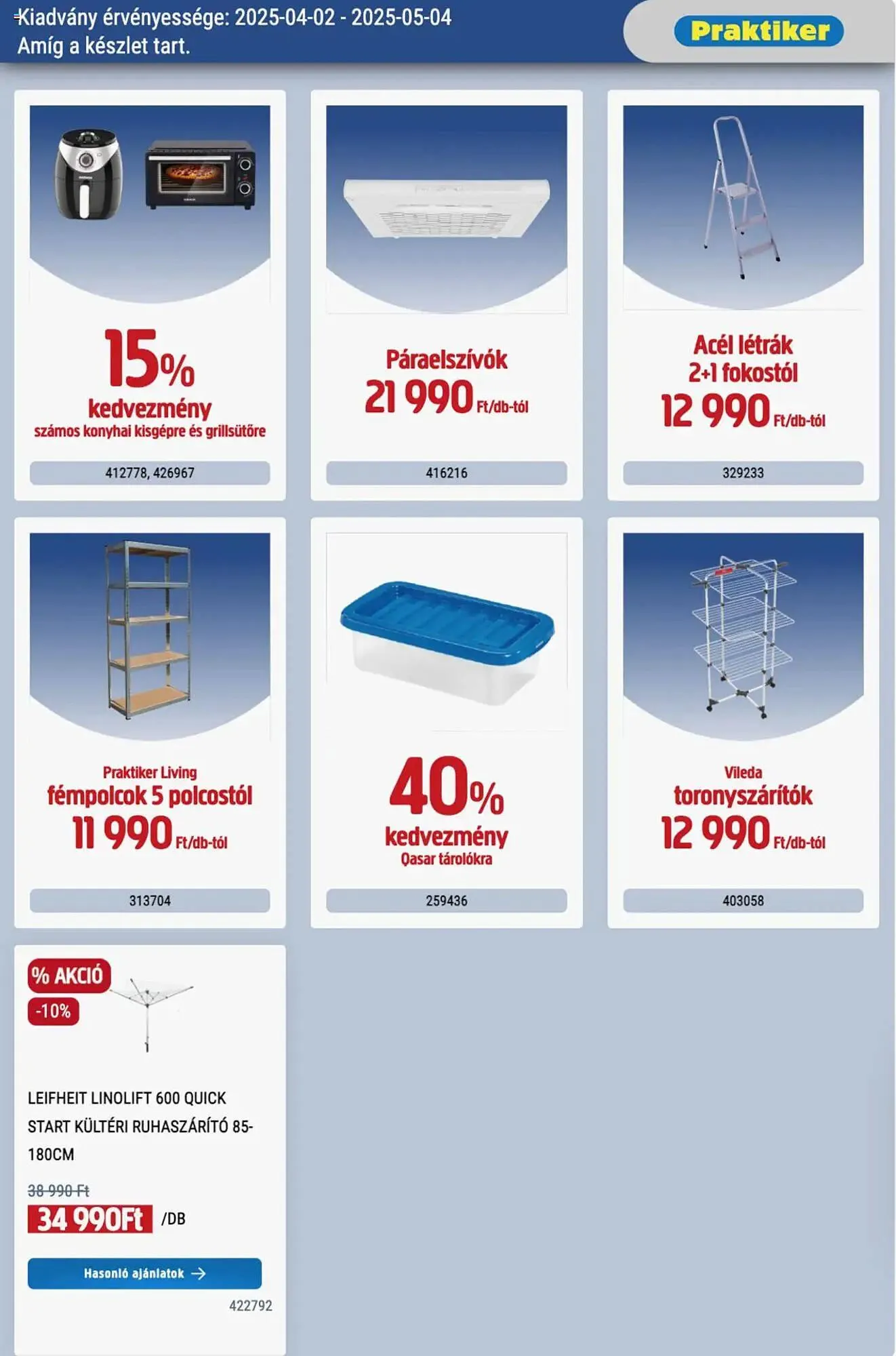 Katalógus Praktiker akciós újság április 2.-tól május 4.-ig 2025. - Oldal 33