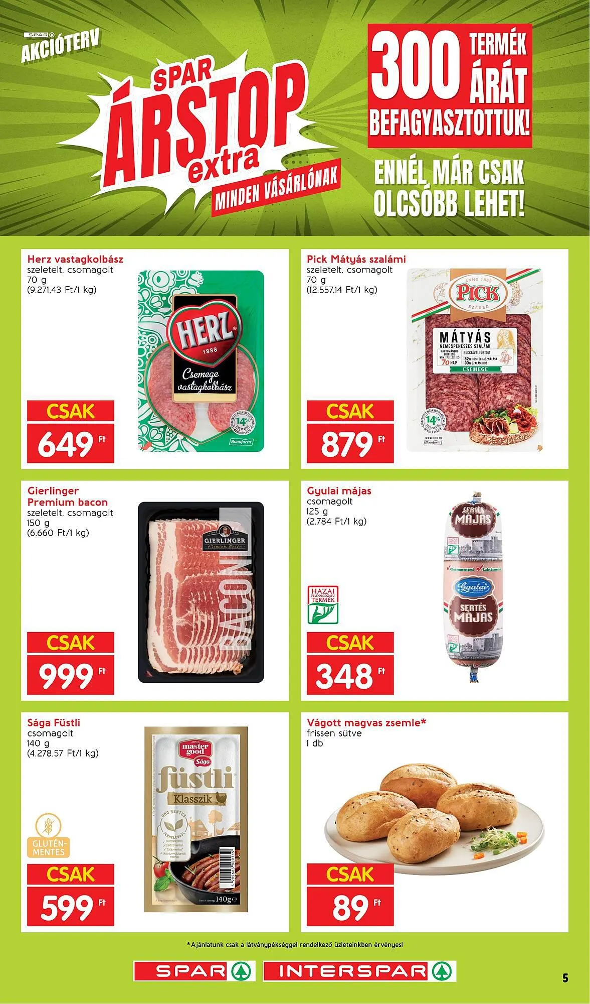 Katalógus Interspar akciós újság október 1.-tól december 31.-ig 2023. - Oldal 5