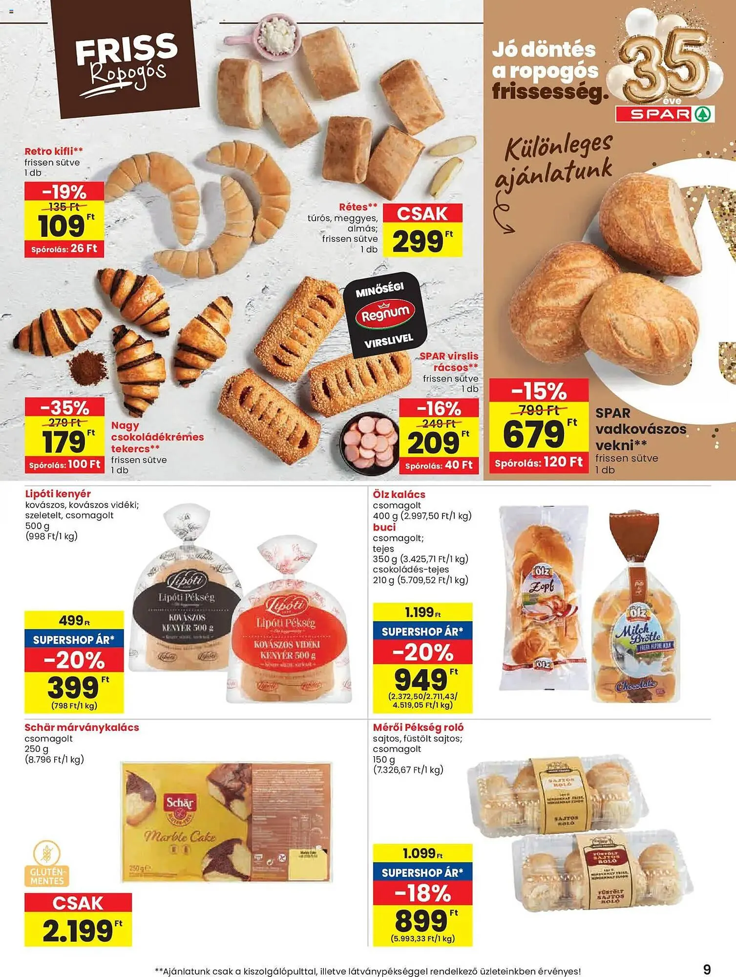 Katalógus Spar akciós újság március 19.-tól március 25.-ig 2026. - Oldal 9