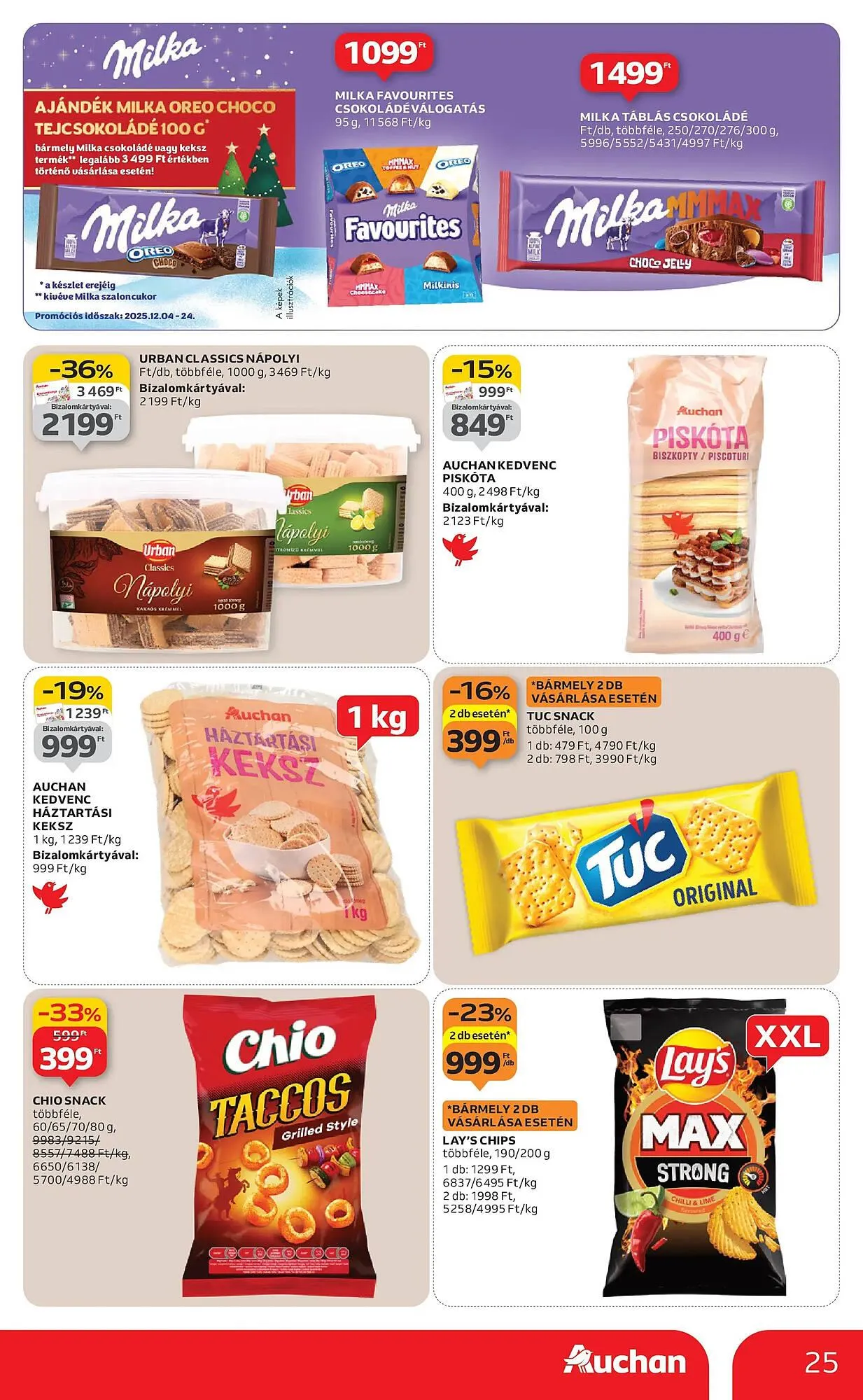 Katalógus Auchan akciós újság december 18.-tól december 24.-ig 2025. - Oldal 25