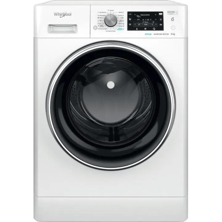 Whirlpool FFD 9448 BCV EE Elöltöltős mosógép, 9kg, 1400 fordulat/perc, C energiaosztály, Fehér