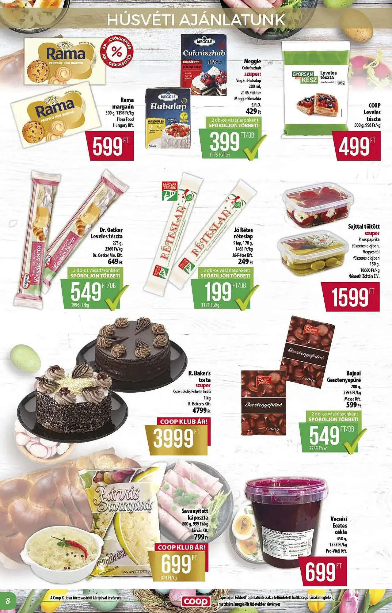 Katalógus Coop akciós újság március 26.-tól április 4.-ig 2026. - Oldal 8