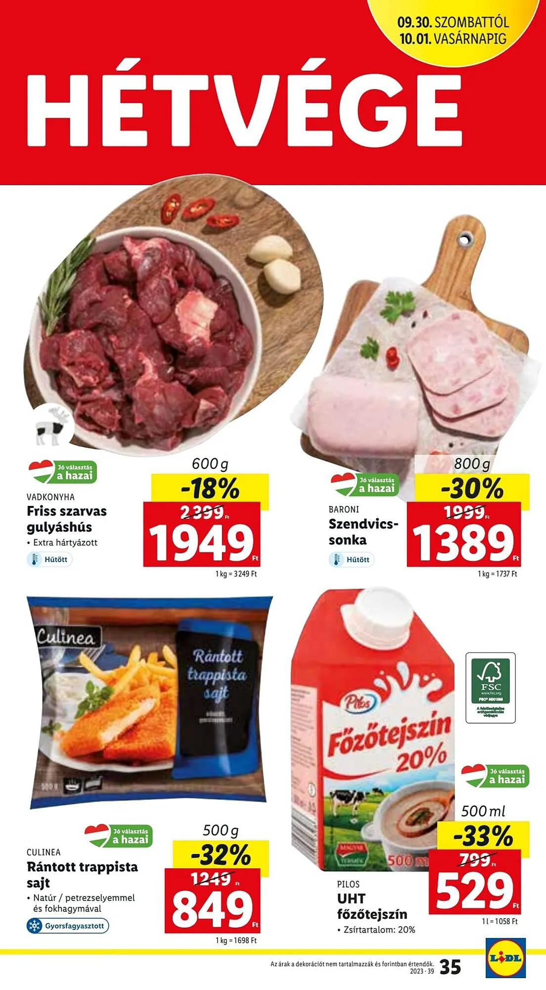 Katalógus Lidl akciós újság szeptember 28.-tól október 4.-ig 2023. - Oldal 35