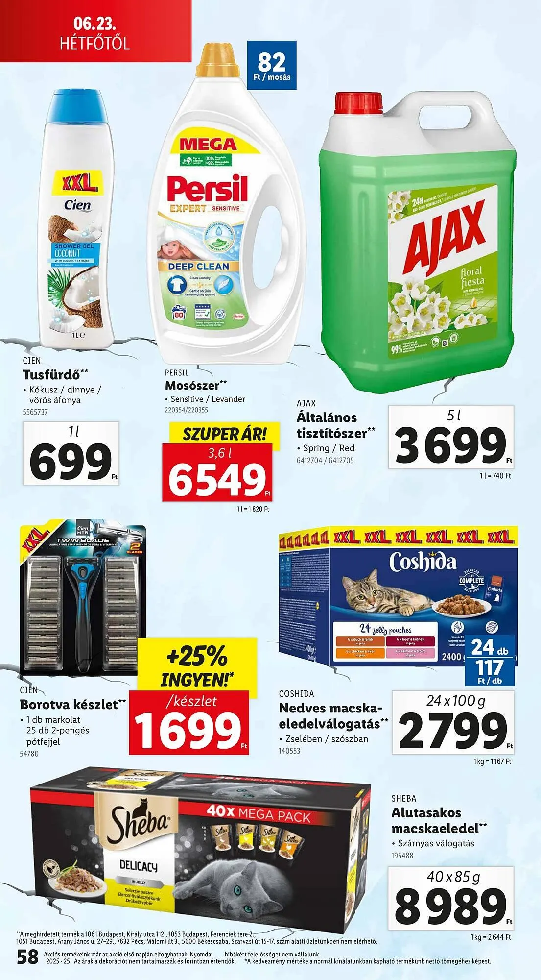 Katalógus Lidl akciós újság június 19.-tól június 25.-ig 2025. - Oldal 58