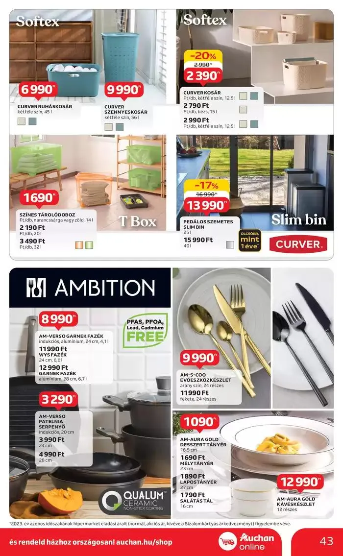Katalógus Catalog Auchan október 28.-tól november 6.-ig 2024. - Oldal 43