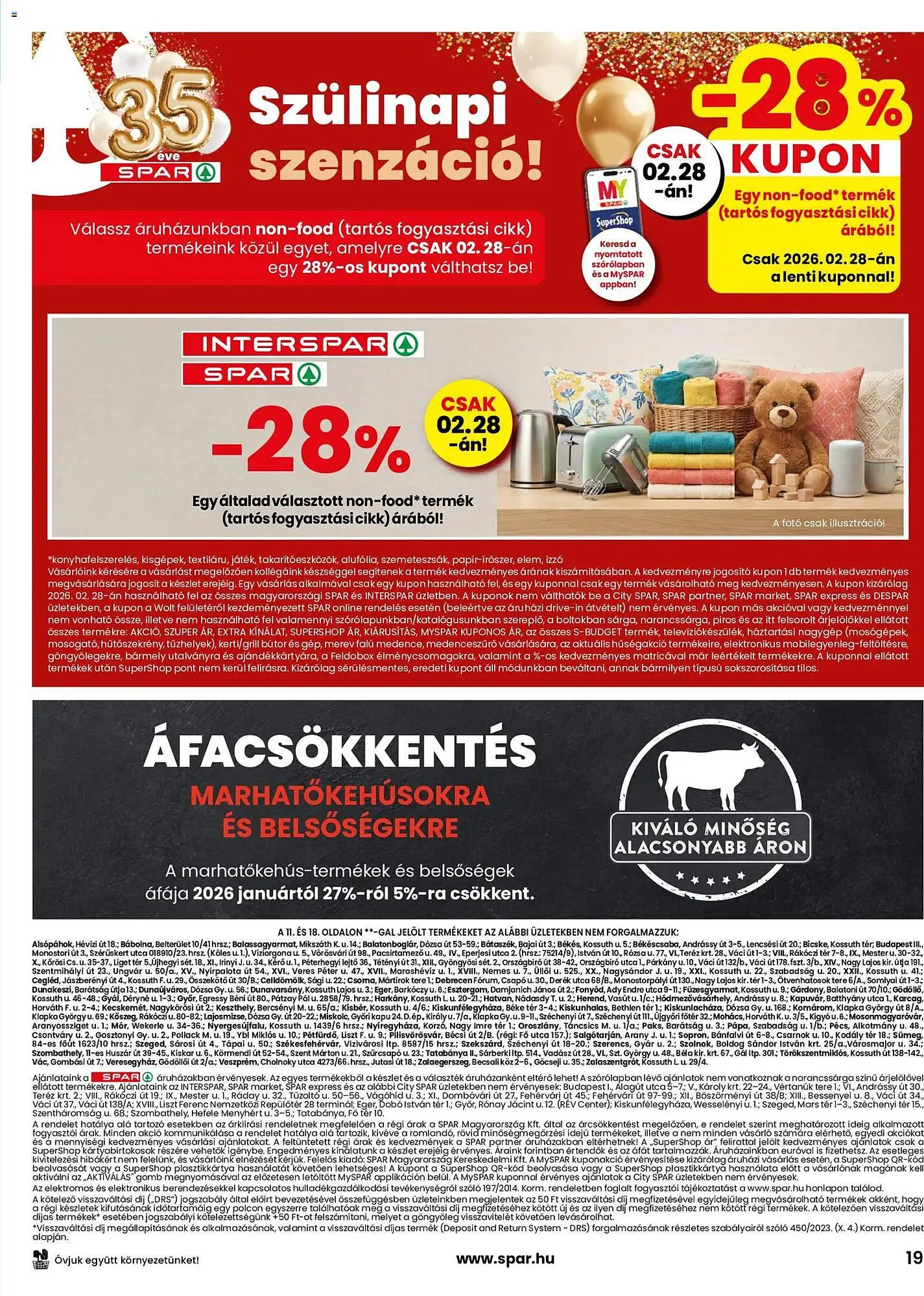 Katalógus Spar akciós újság február 26.-tól március 4.-ig 2026. - Oldal 19