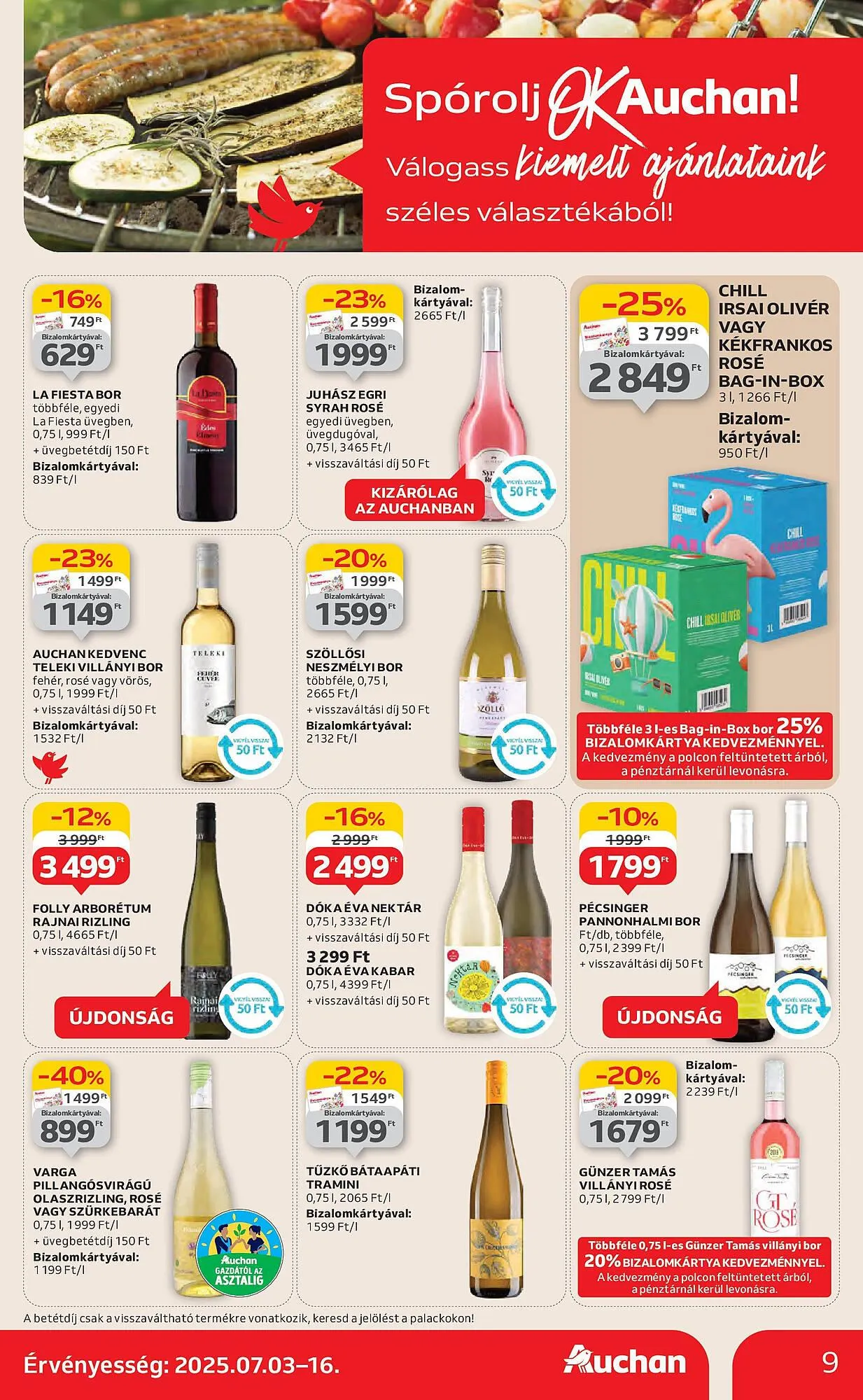 Katalógus Auchan akciós újság július 3.-tól július 9.-ig 2025. - Oldal 9