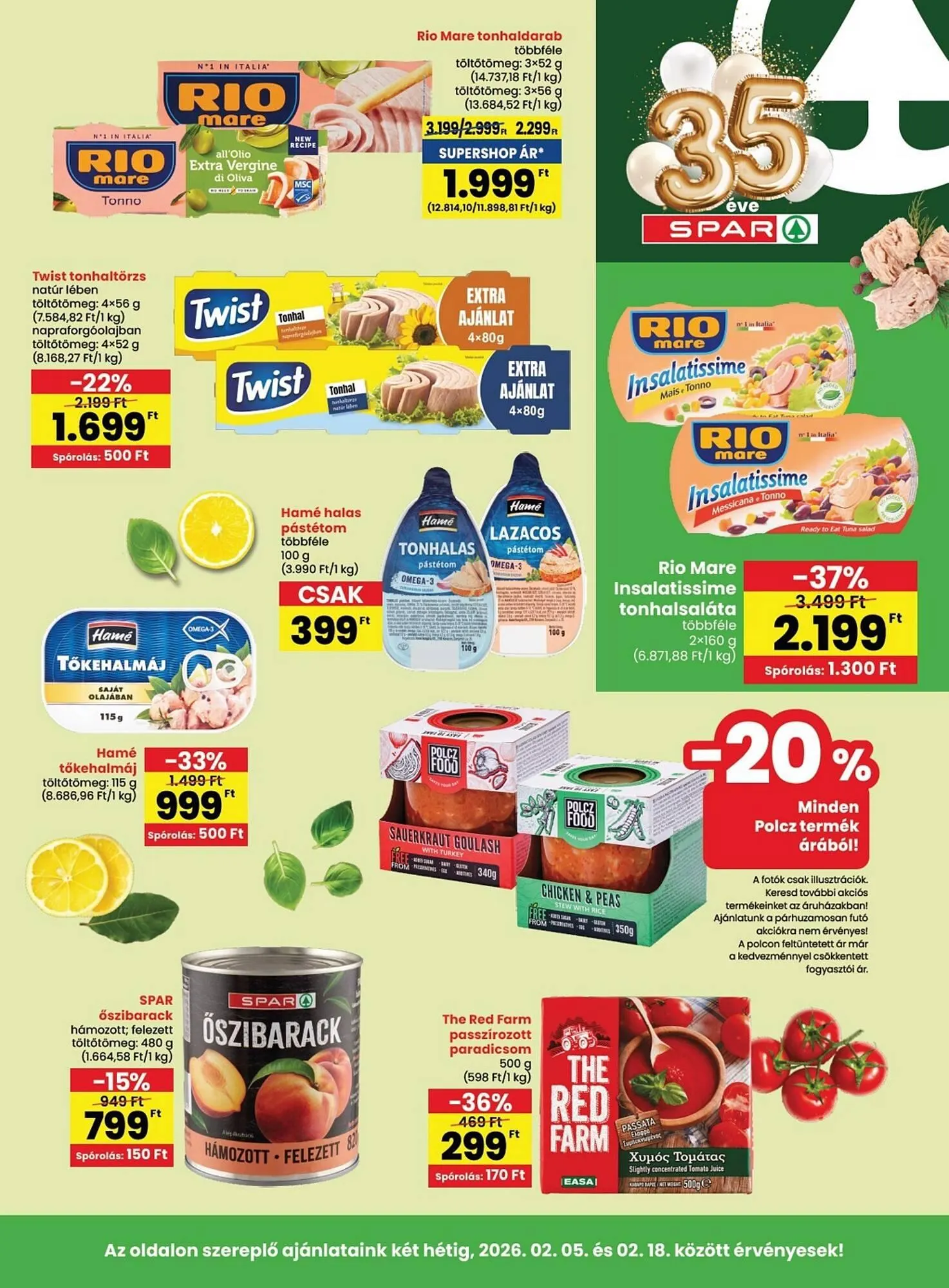 Katalógus Spar akciós újság február 5.-tól február 11.-ig 2026. - Oldal 25