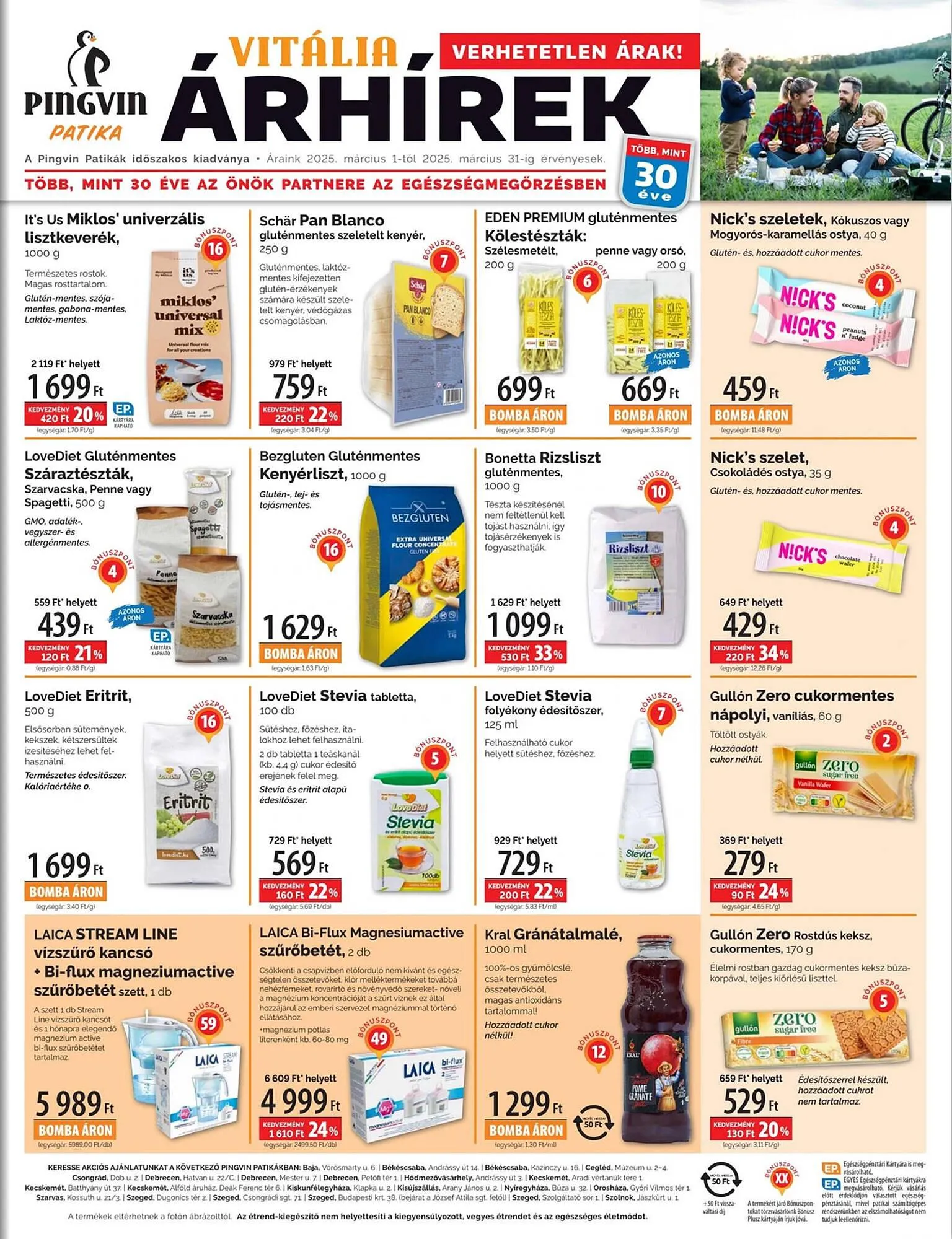 Pingvin Patika akciós újság - 1
