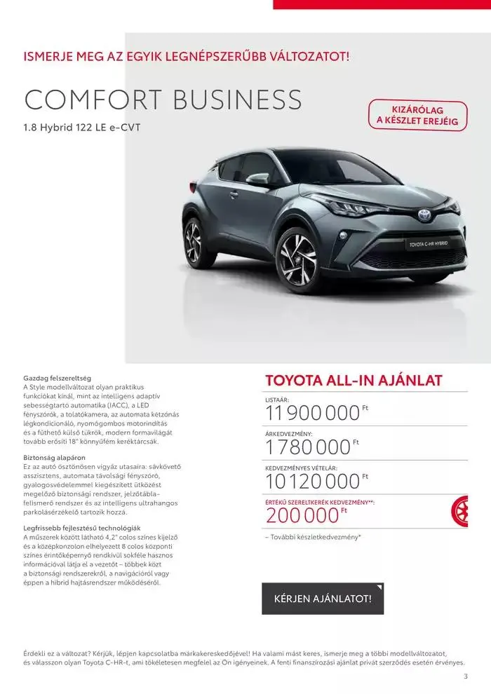Katalógus Toyota C-HR Hybrid január 8.-tól január 8.-ig 2026. - Oldal 3