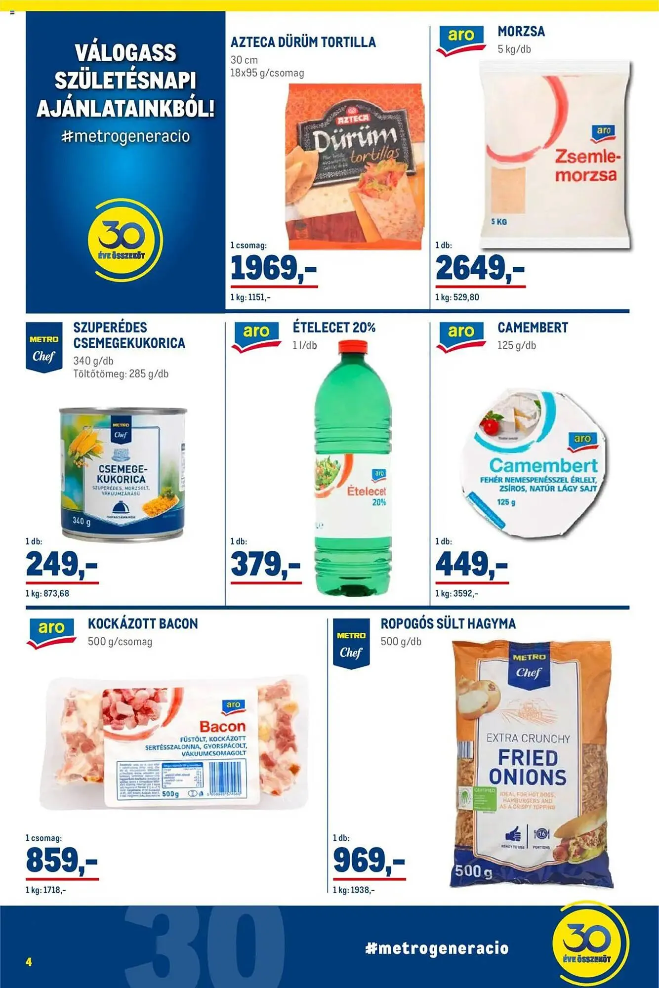 Katalógus Metro akciós újság augusztus 1.-tól augusztus 31.-ig 2025. - Oldal 4