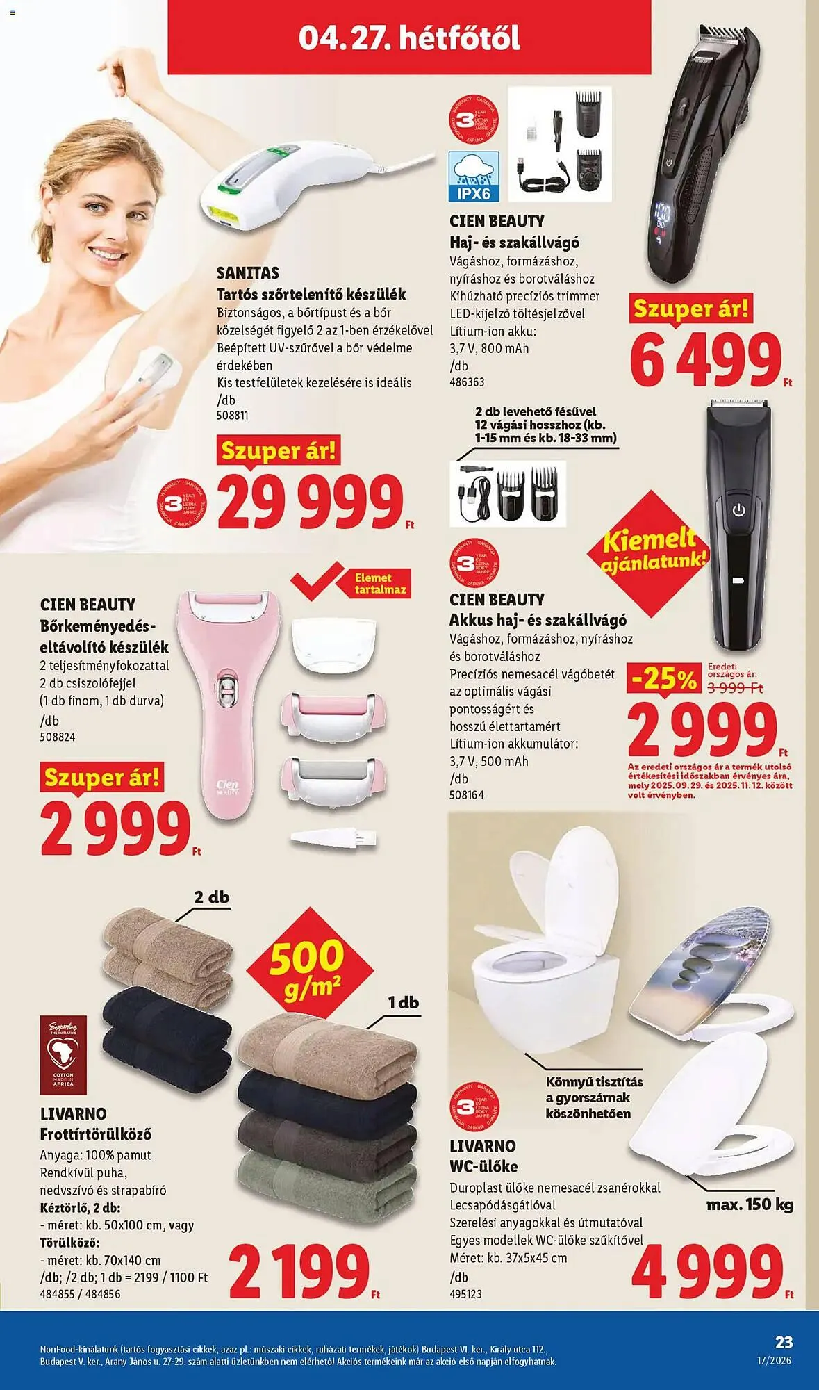 Katalógus Lidl akciós újság április 23.-tól április 29.-ig 2026. - Oldal 23