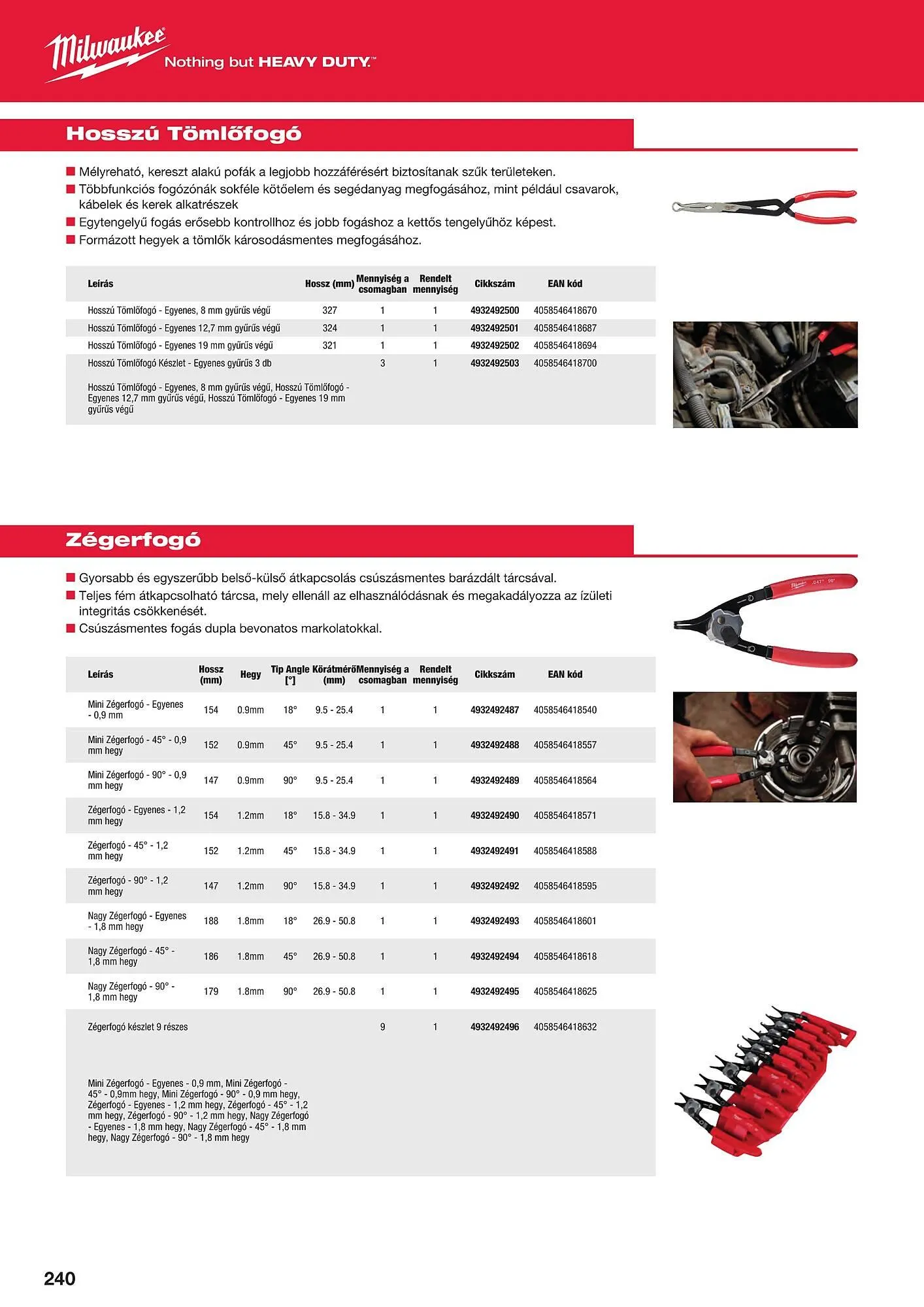 Katalógus Milwaukee akciós újság szeptember 16.-tól december 31.-ig 2025. - Oldal 240