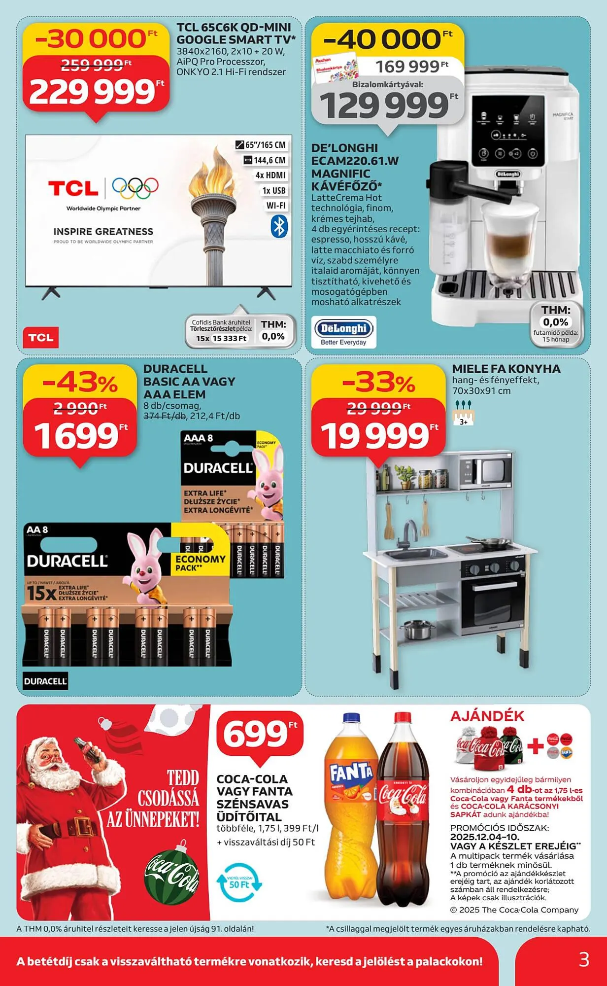 Katalógus Auchan akciós újság december 4.-tól december 10.-ig 2025. - Oldal 3
