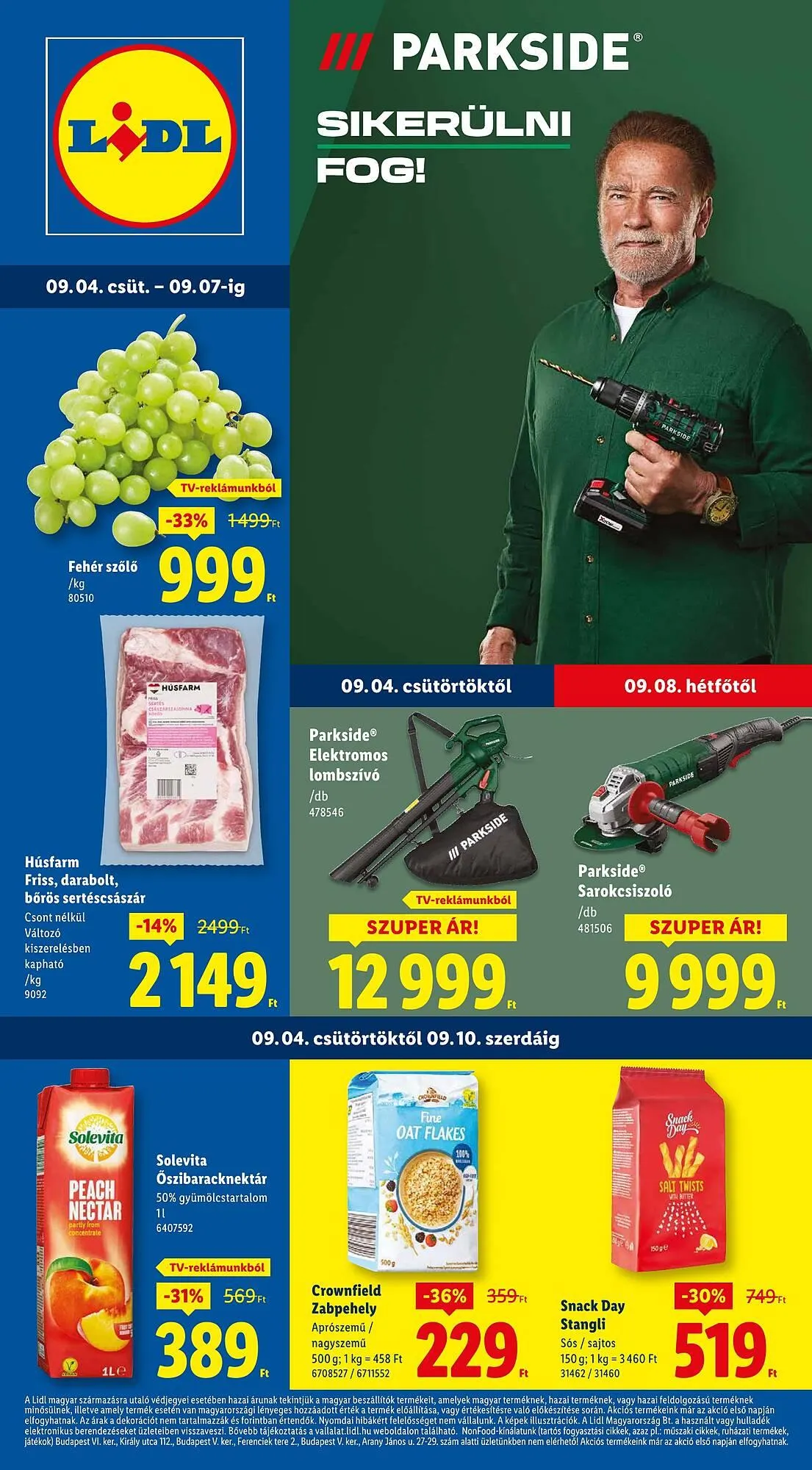 Katalógus Pick-Lidl Nyereményjáték 2025.09.24 akciós újság szeptember 4.-tól szeptember 10.-ig 2025. - Oldal 1