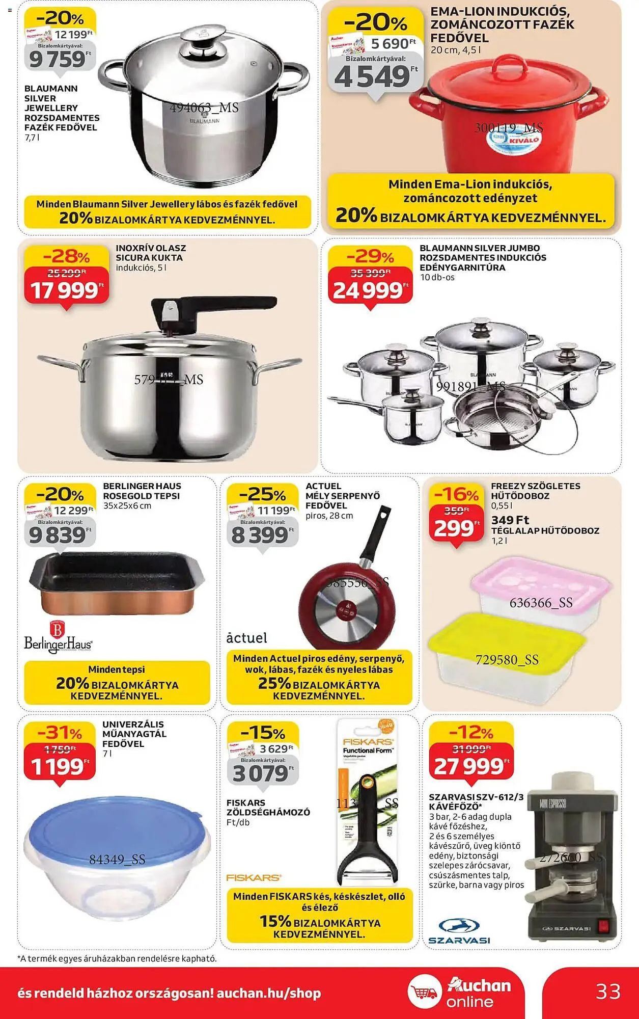 Katalógus Auchan akciós újság január 29.-tól február 4.-ig 2026. - Oldal 33