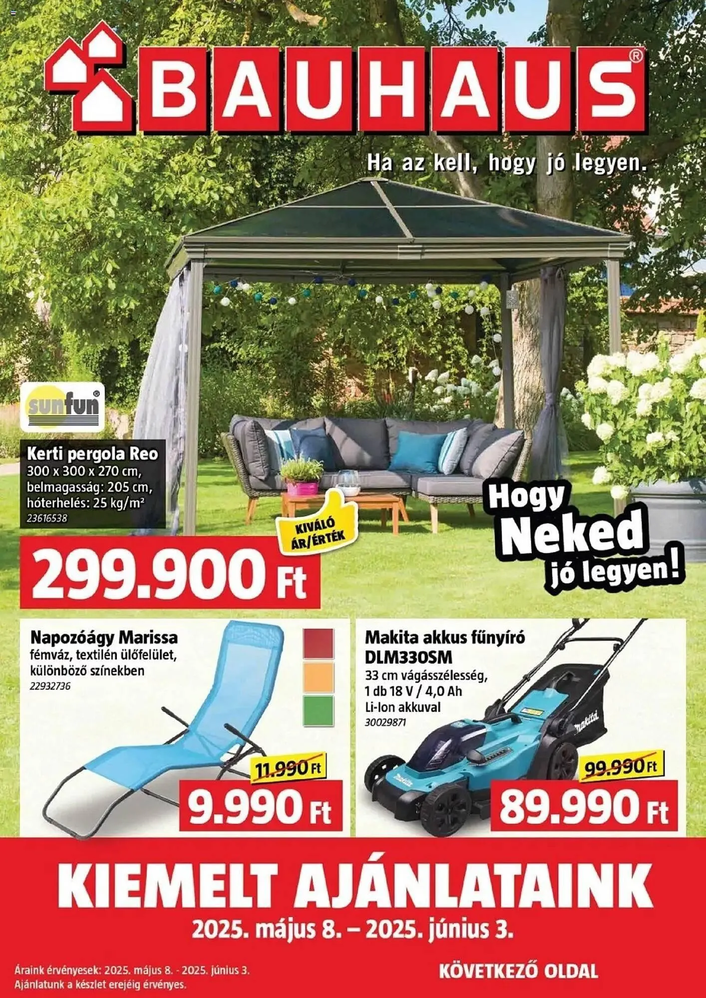 Bauhaus akciós újság - 1