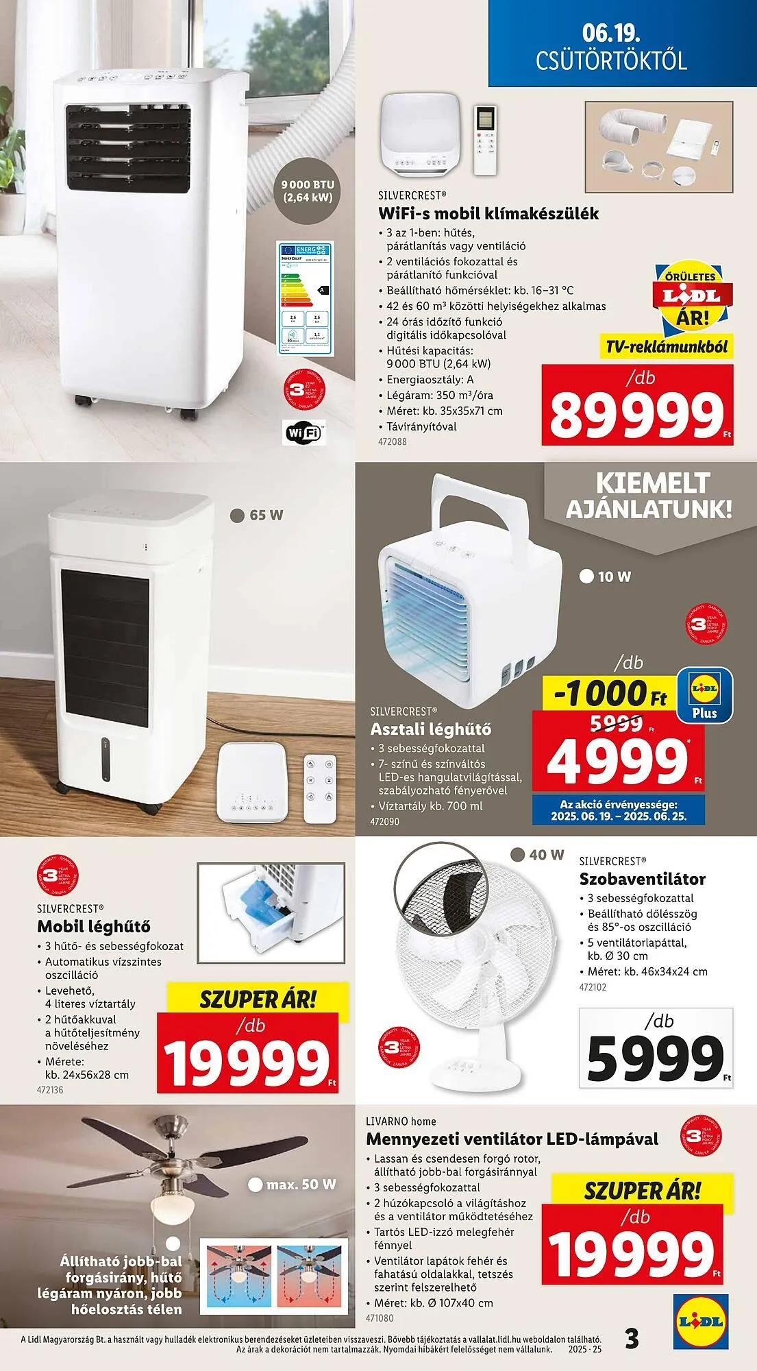 Katalógus Lidl akciós újság június 19.-tól június 25.-ig 2025. - Oldal 3