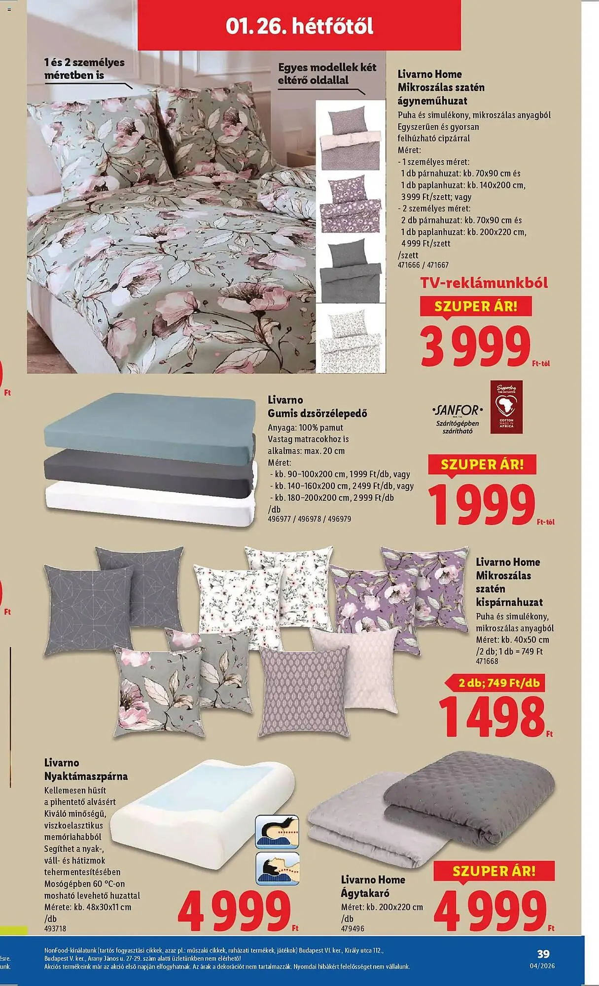 Katalógus Lidl akciós újság január 22.-tól január 28.-ig 2026. - Oldal 39