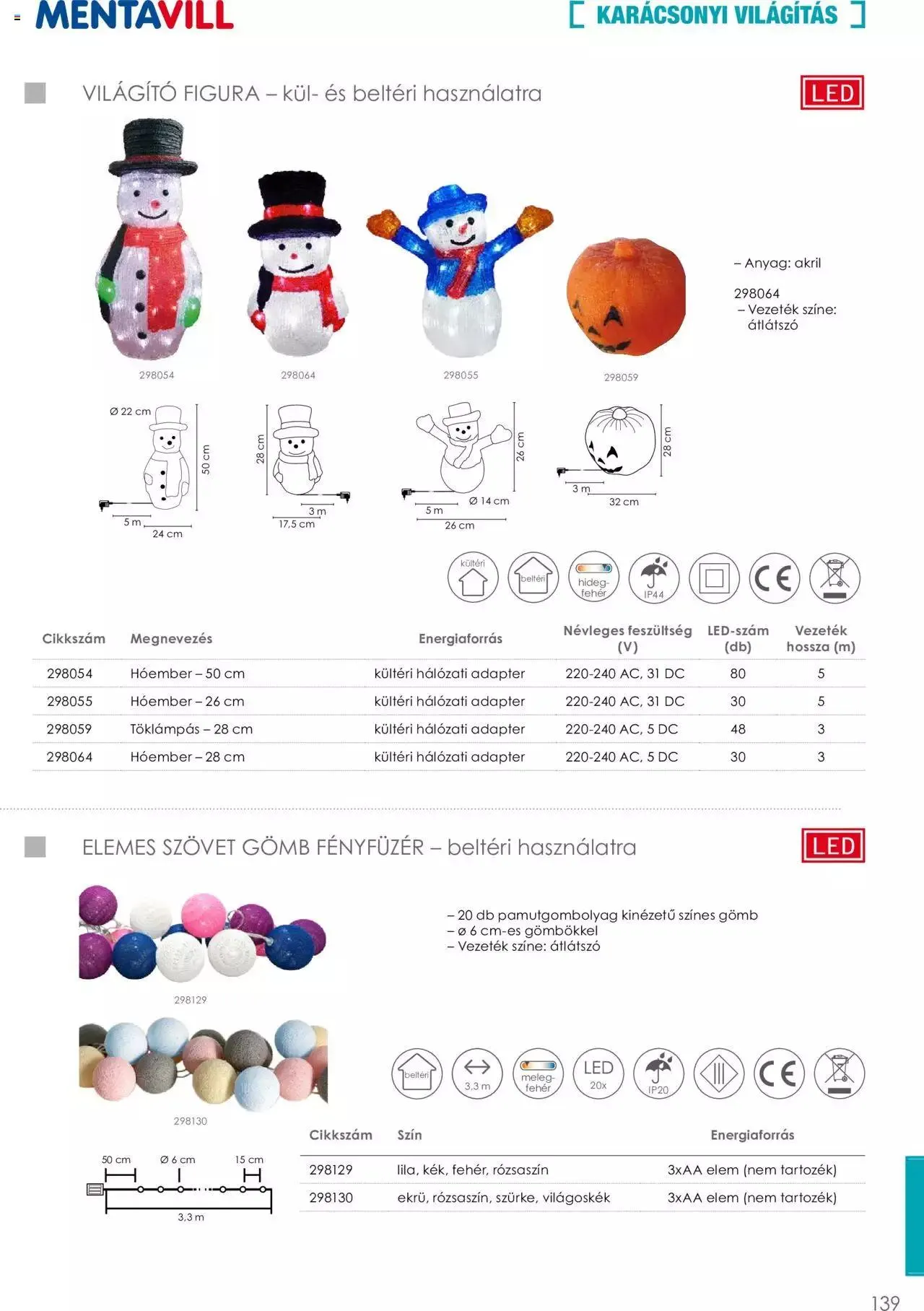 Katalógus Mentavill - Termékkatalógus 2022-2023 december 21.-tól december 31.-ig 2024. - Oldal 139