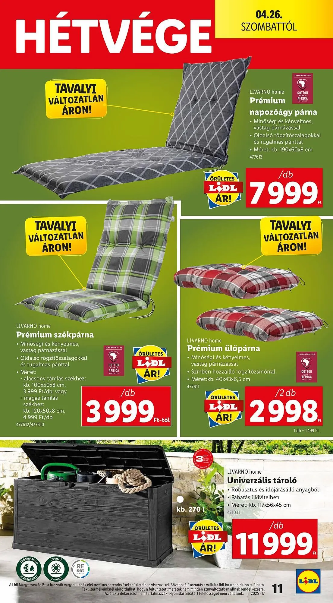 Katalógus Lidl akciós újság április 24.-tól április 29.-ig 2025. - Oldal 11