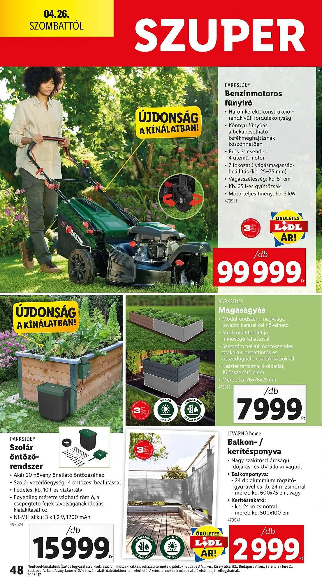 Katalógus Lidl akciós újság április 24.-tól április 29.-ig 2025. - Oldal 48