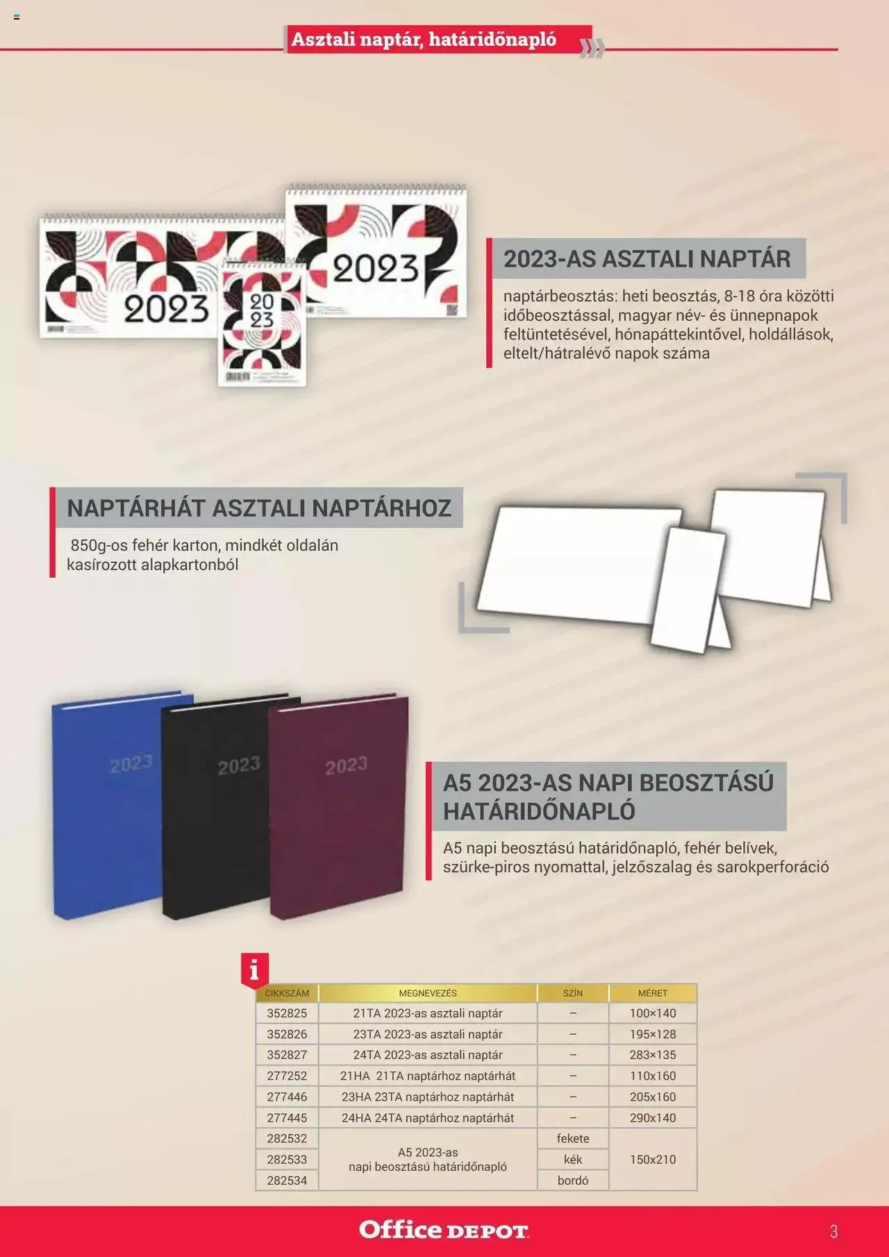 Katalógus Office Depot - Akciós újság október 4.-tól december 31.-ig 2023. - Oldal 3