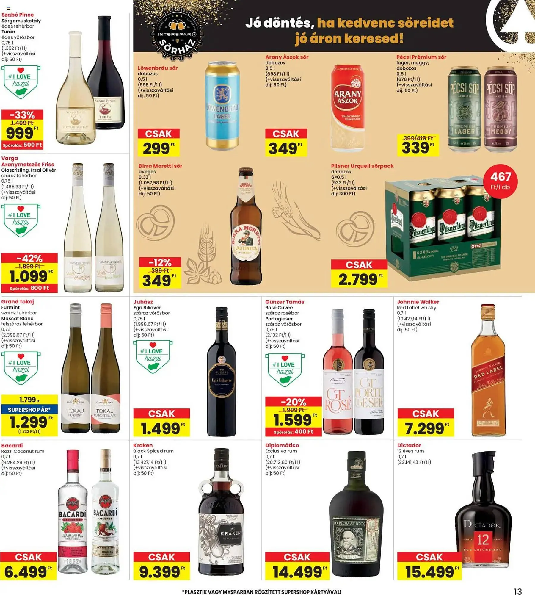 Katalógus Interspar akciós újság január 29.-tól február 4.-ig 2026. - Oldal 13