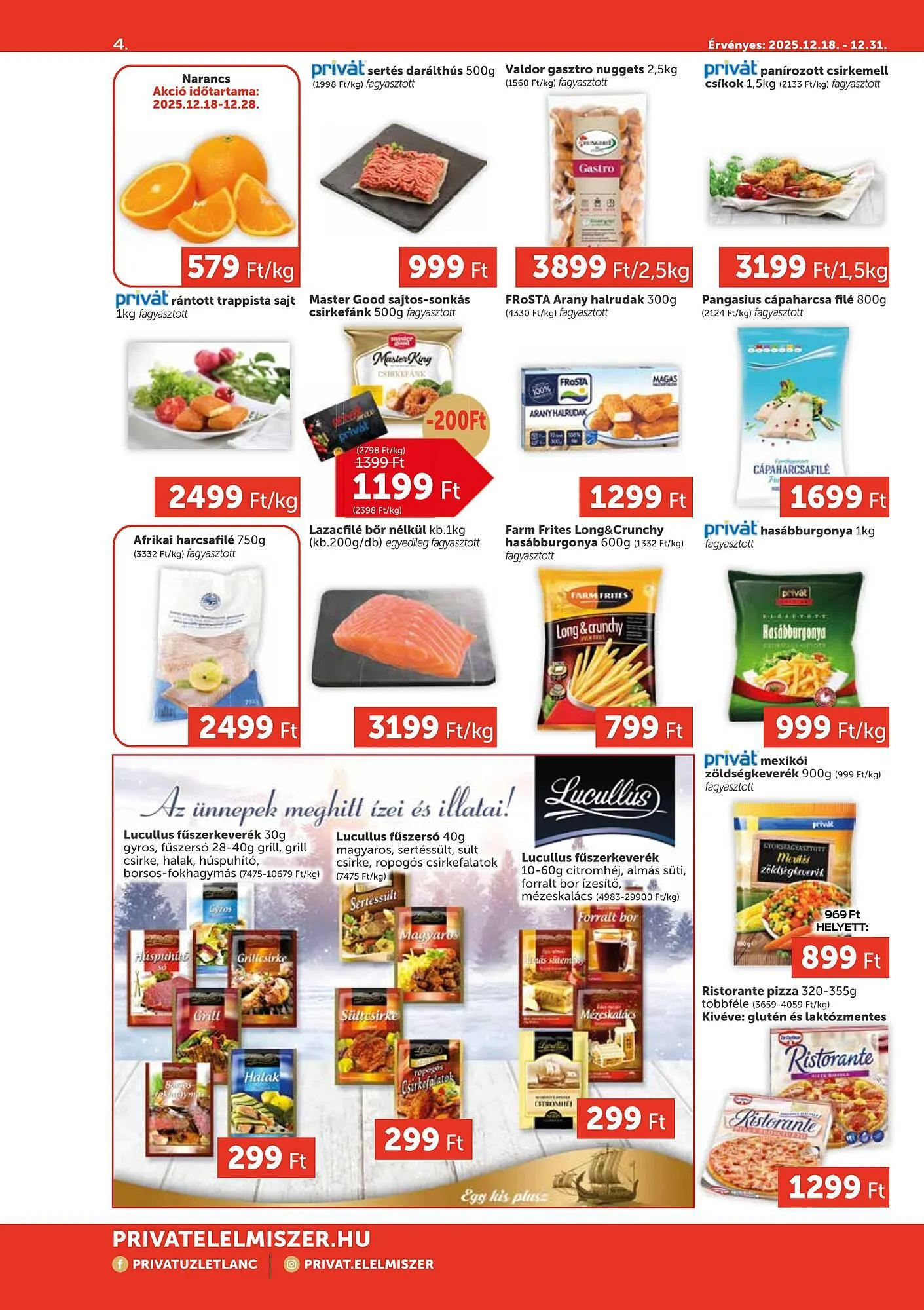 Katalógus PRIVÁT akciós újság december 18.-tól december 31.-ig 2025. - Oldal 4