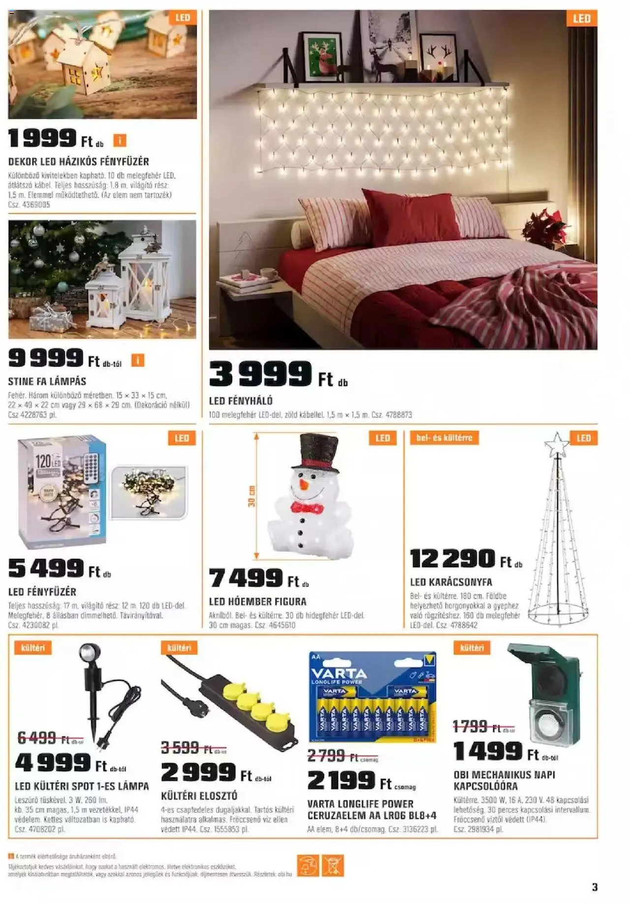 Katalógus OBI - Legyen ünnepibb! november 2.-tól november 30.-ig 2023. - Oldal 3