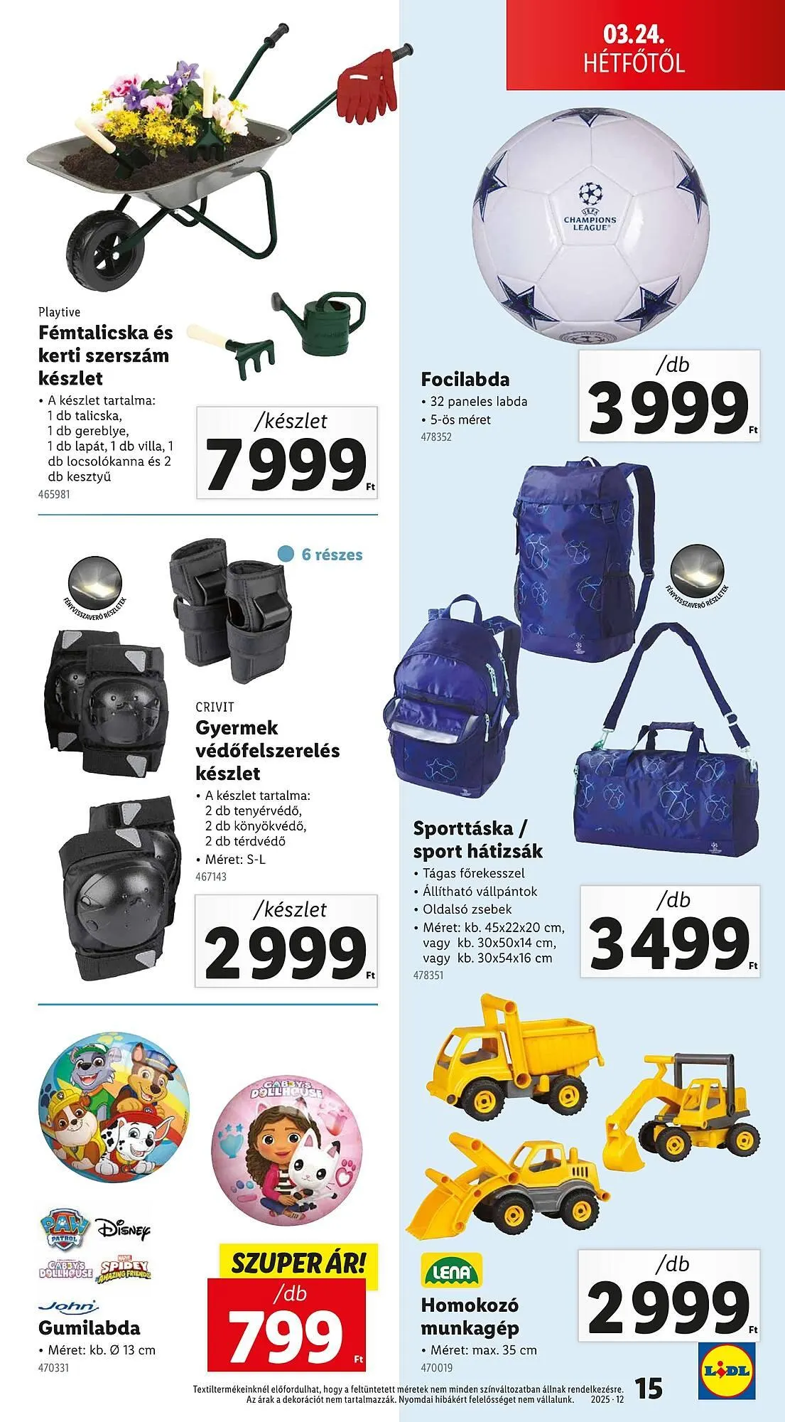 Katalógus Lidl akciós újság március 20.-tól március 26.-ig 2025. - Oldal 15