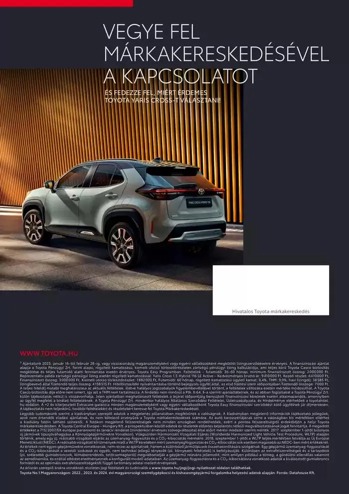 Katalógus Toyota Új YARIS CROSS január 17.-tól január 17.-ig 2026. - Oldal 12