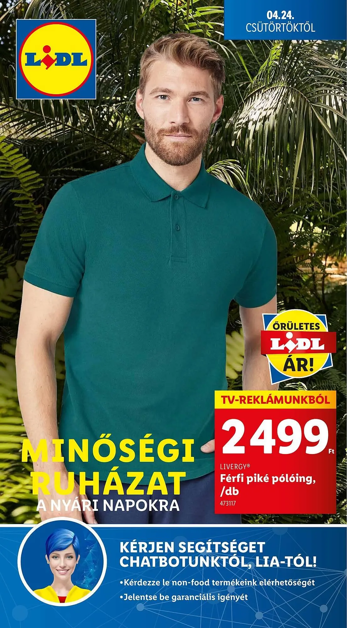 Katalógus Lidl akciós újság április 24.-tól április 29.-ig 2025. - Oldal 1