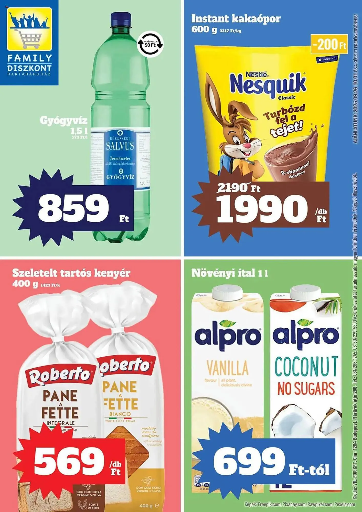Family Diszkont akciós újság - 1