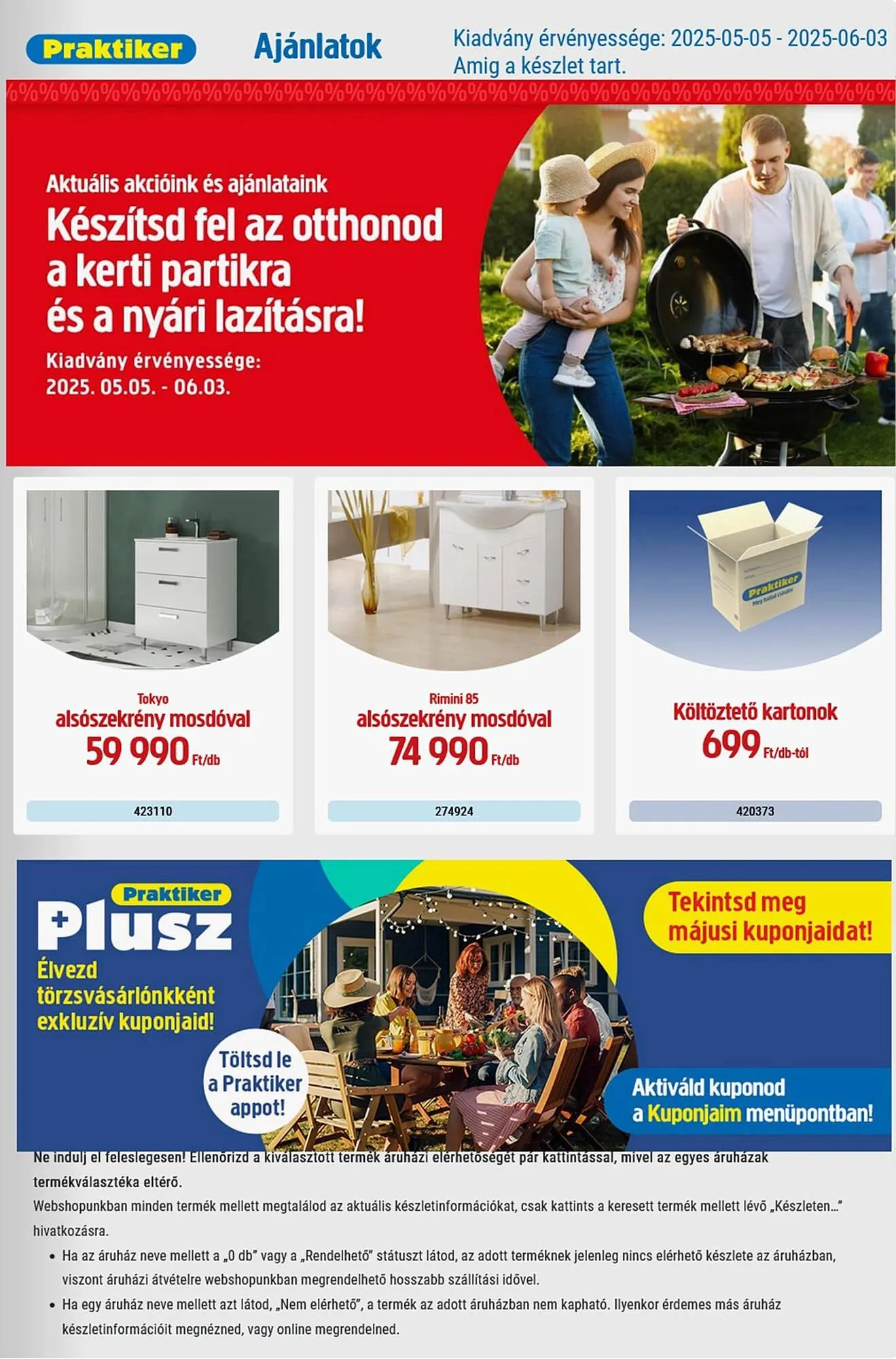 Katalógus Praktiker akciós újság május 5.-tól június 3.-ig 2025. - Oldal 1